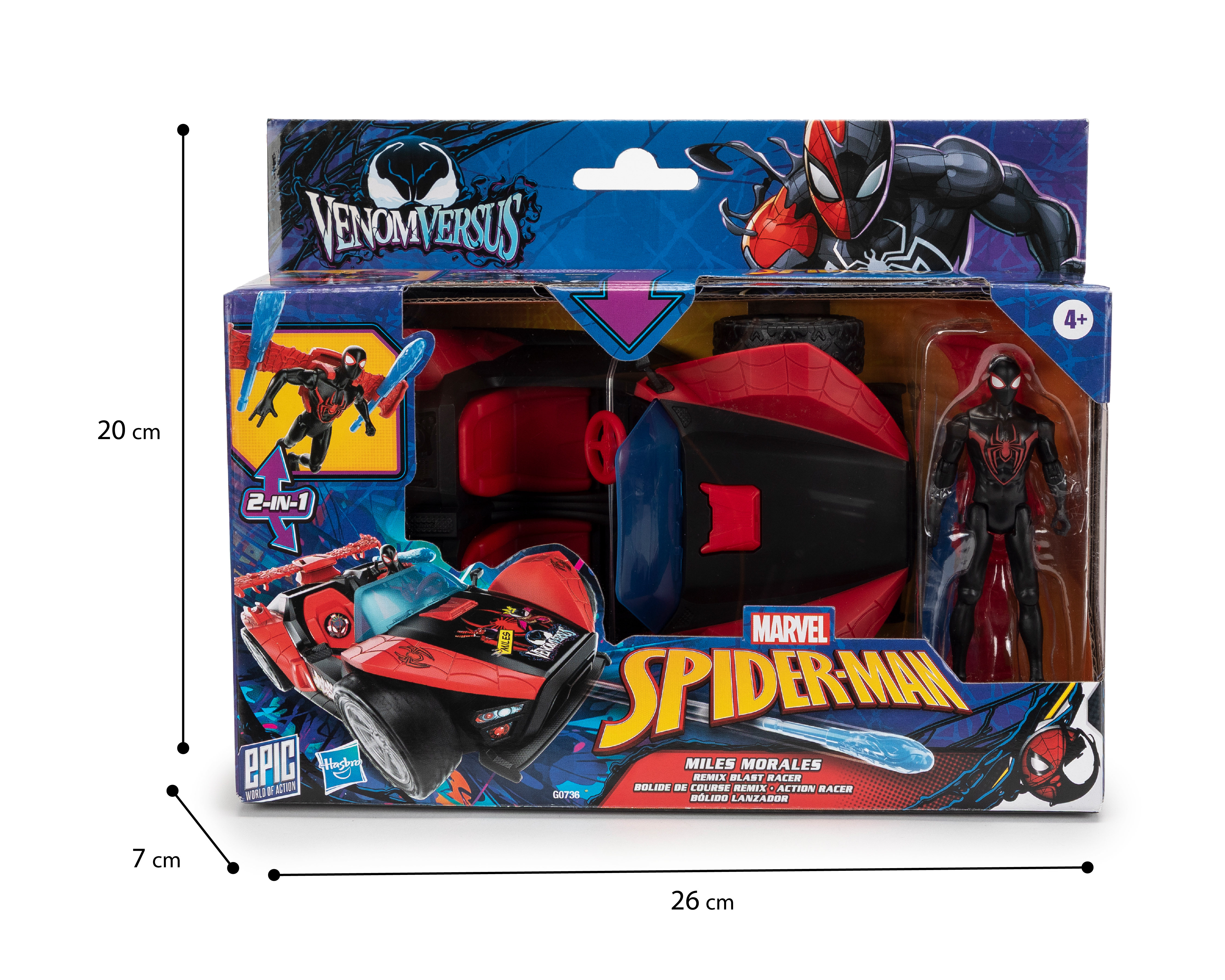 Foto 9 | Foto 9 | Miles Morales Figura de Acción Marvel con Automóvil