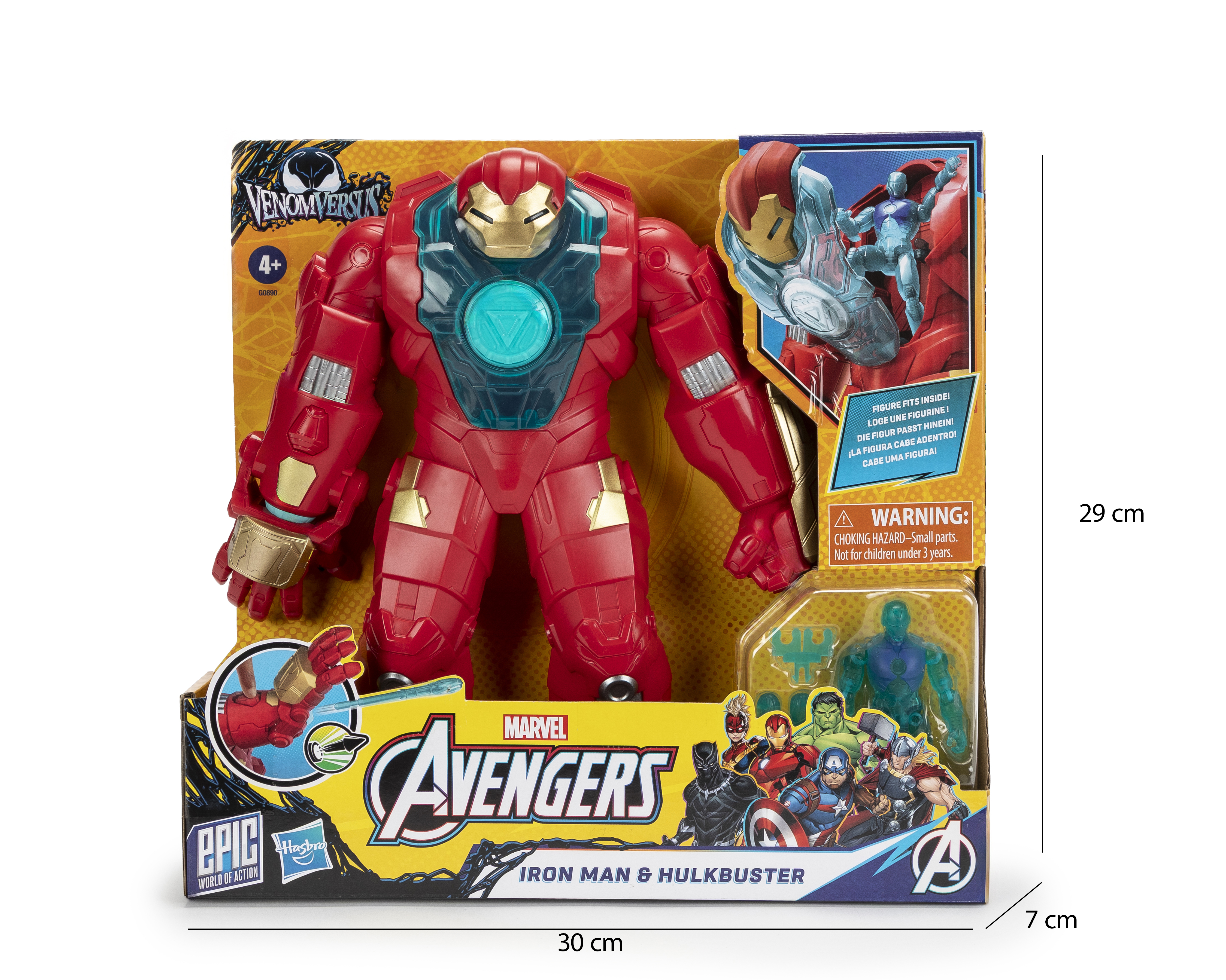 Foto 6 pulgar | Foto 5 | Hulkbuster Figura de Acción Marvel con Armadura