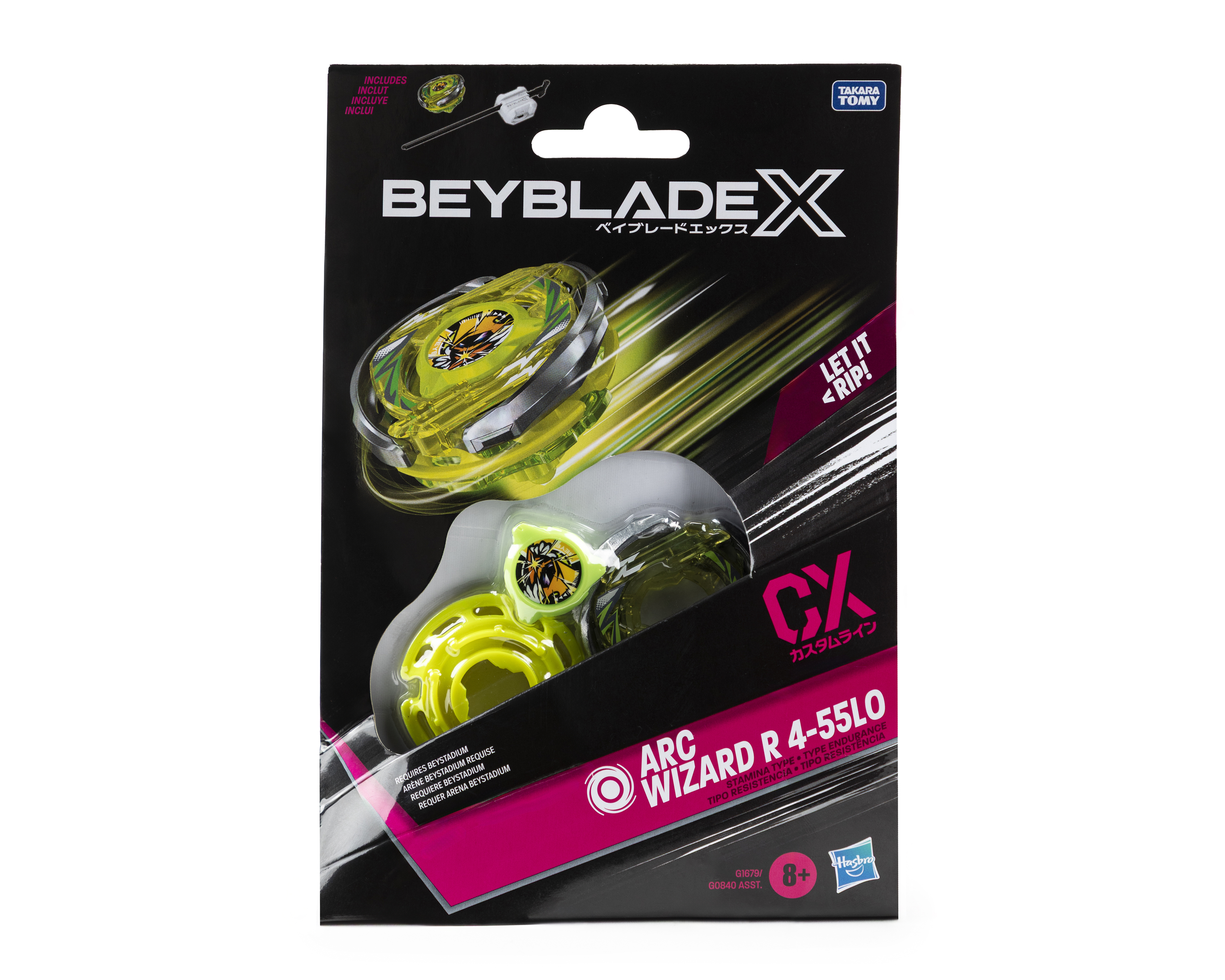 Foto 2 pulgar | Foto 1 | Beyblade X Hasbro Arc Wizard R 4-55LO CX