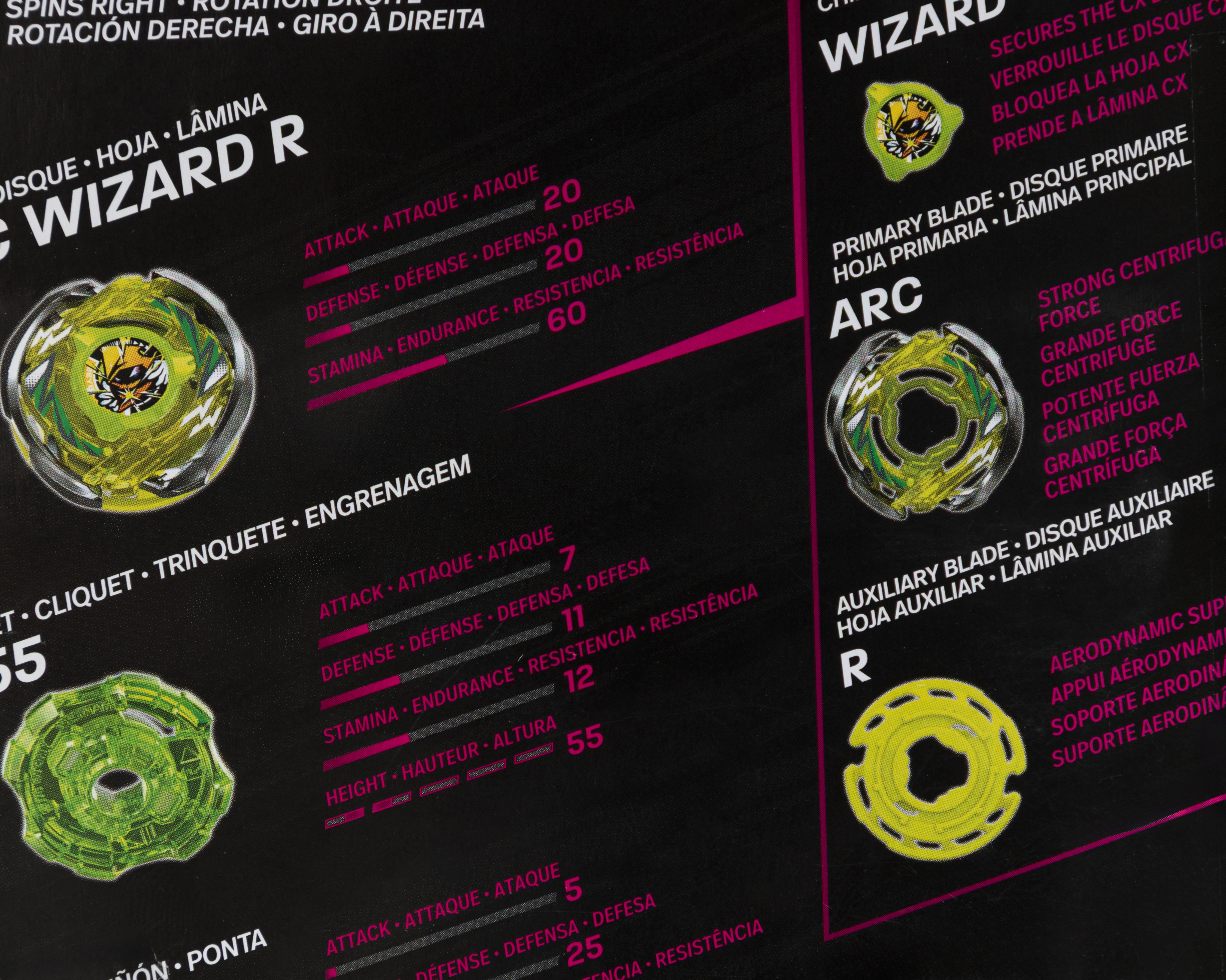 Foto 3 | Foto 3 | Beyblade X Hasbro Arc Wizard R 4-55LO CX