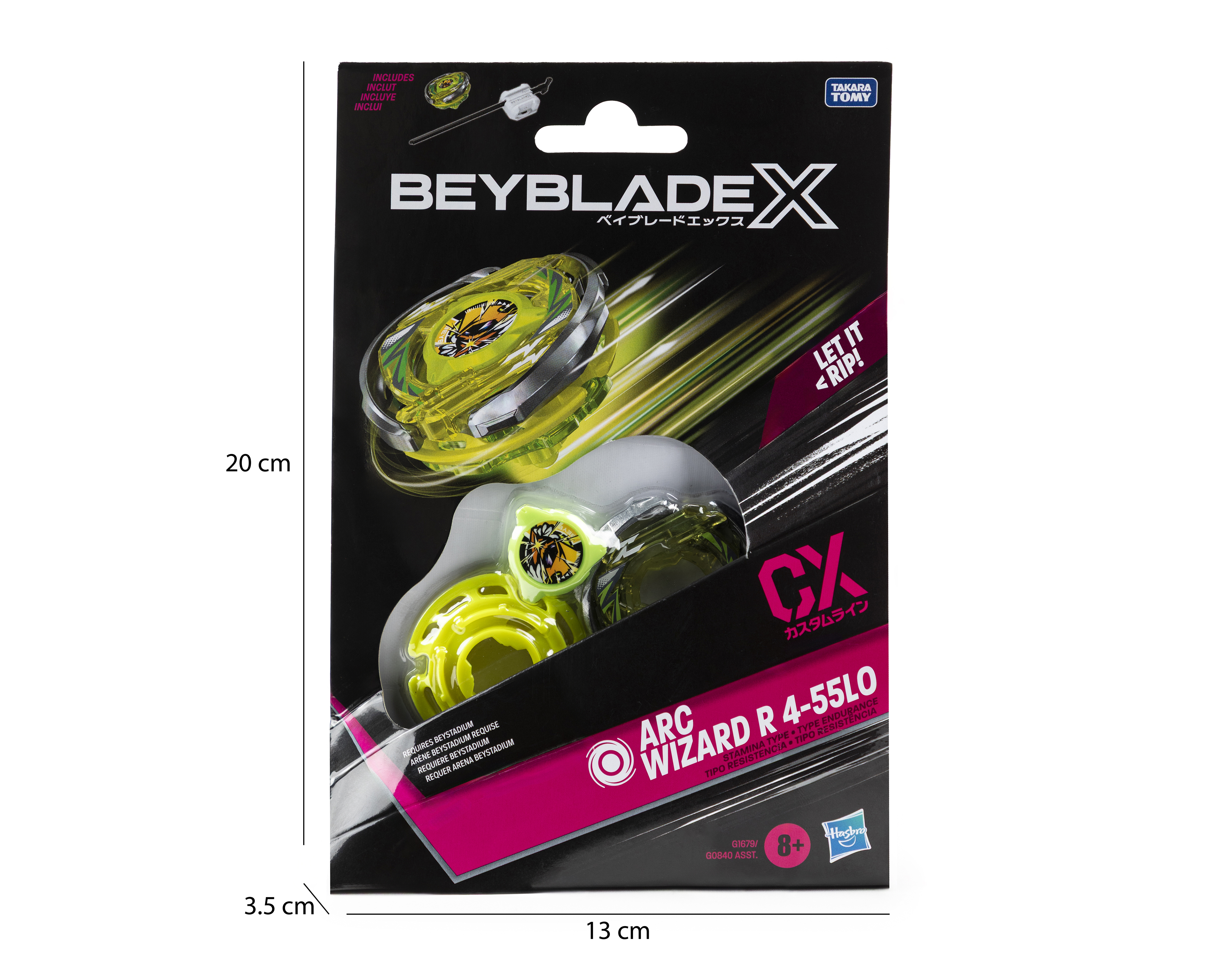 Foto 5 pulgar | Foto 4 | Beyblade X Hasbro Arc Wizard R 4-55LO CX