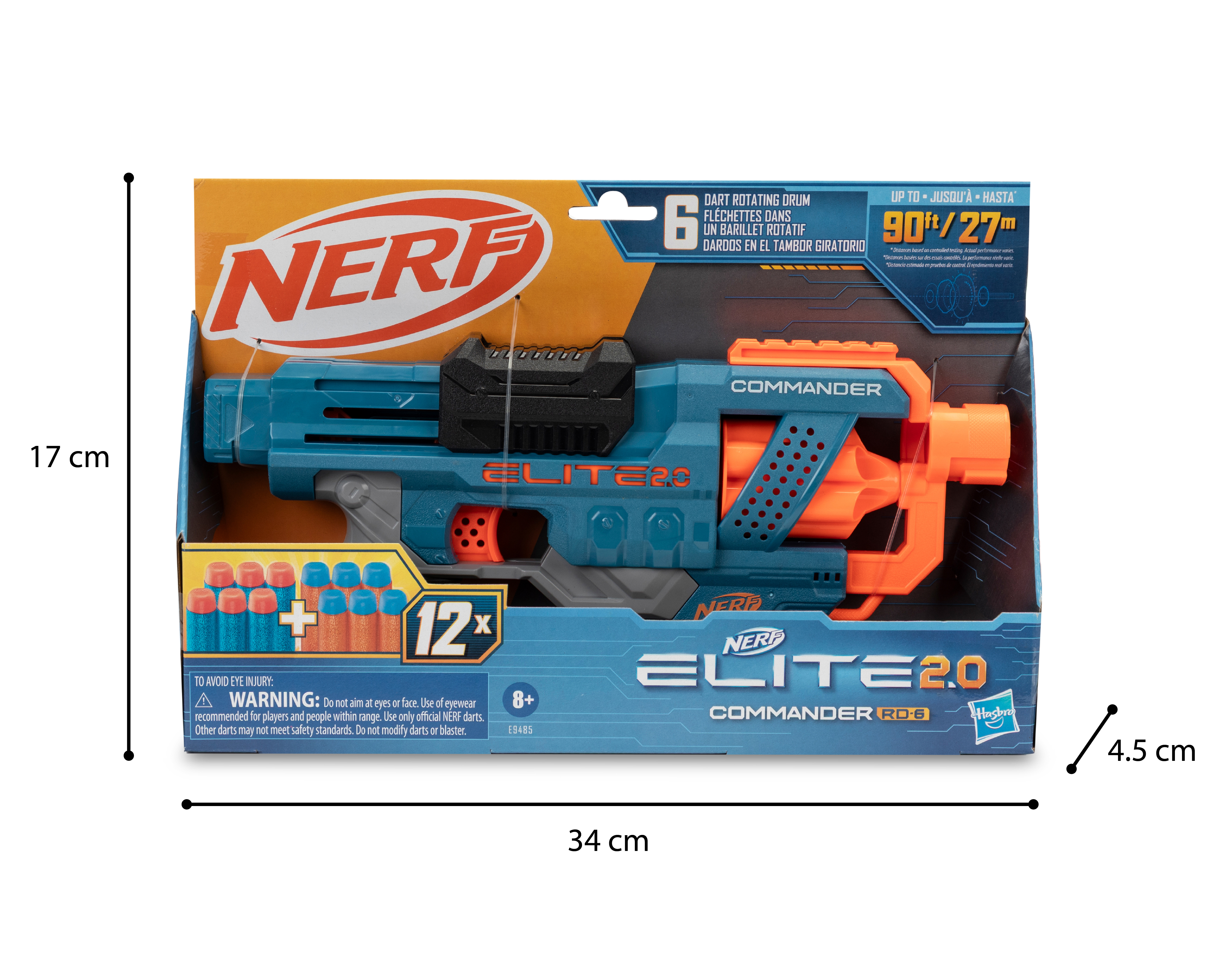 Foto 8 pulgar | Foto 7 | Lanzadardos Nerf Elite 2.0 Commander RD-6