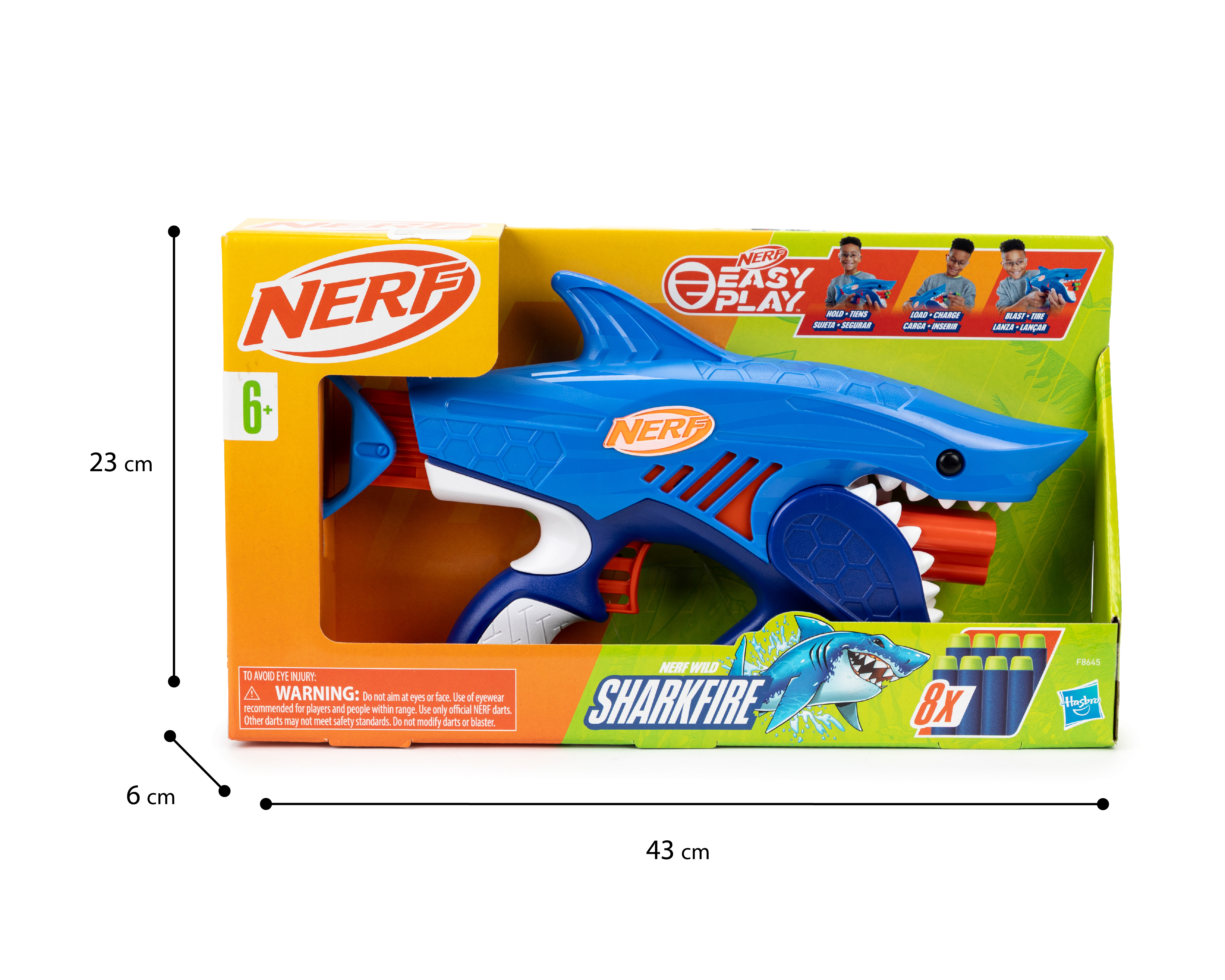 Foto 7 pulgar | Foto 6 | Lanzadardos Nerf Sharkfire