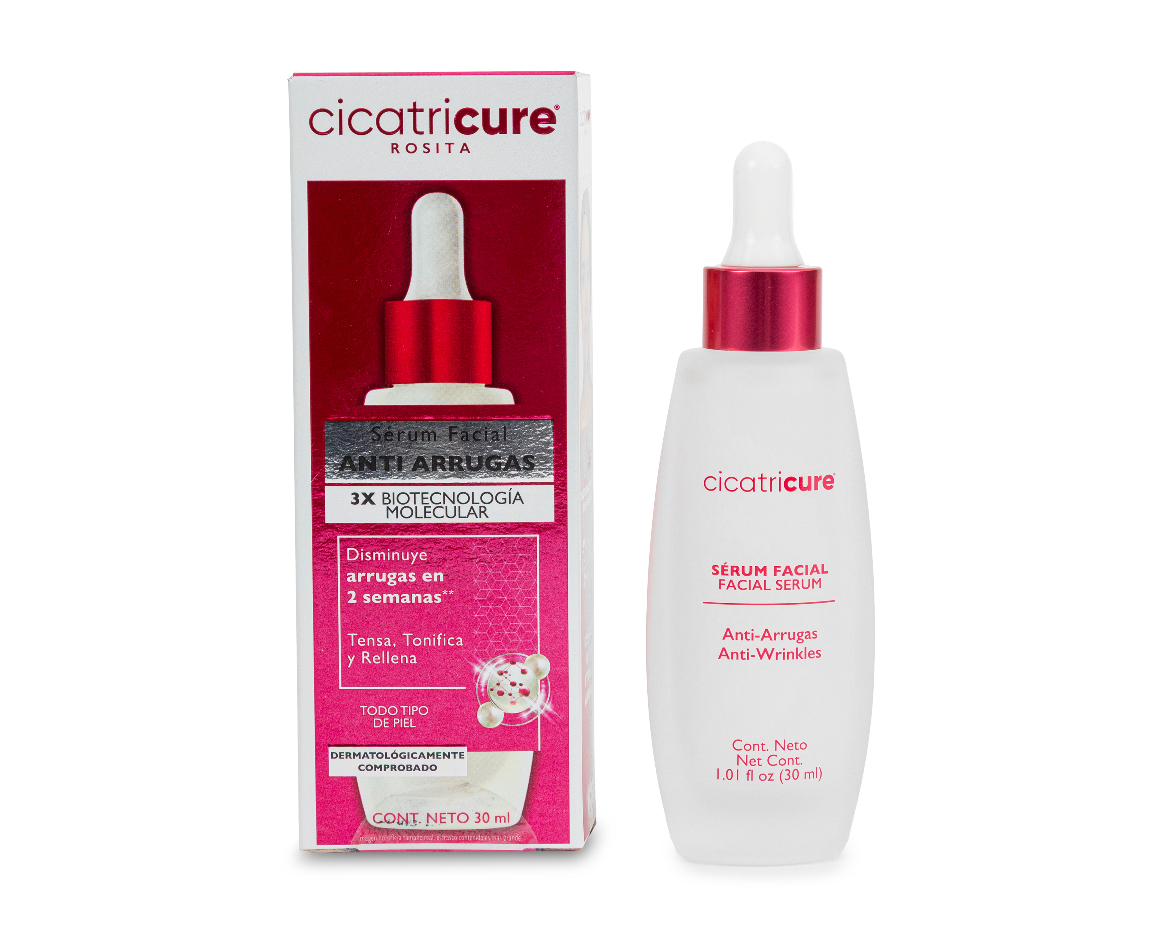 Foto 4 pulgar | Foto 3 | Sérum Facial Antiarrugas Cicatricure 3X Biotecnología Molecular 30 ml