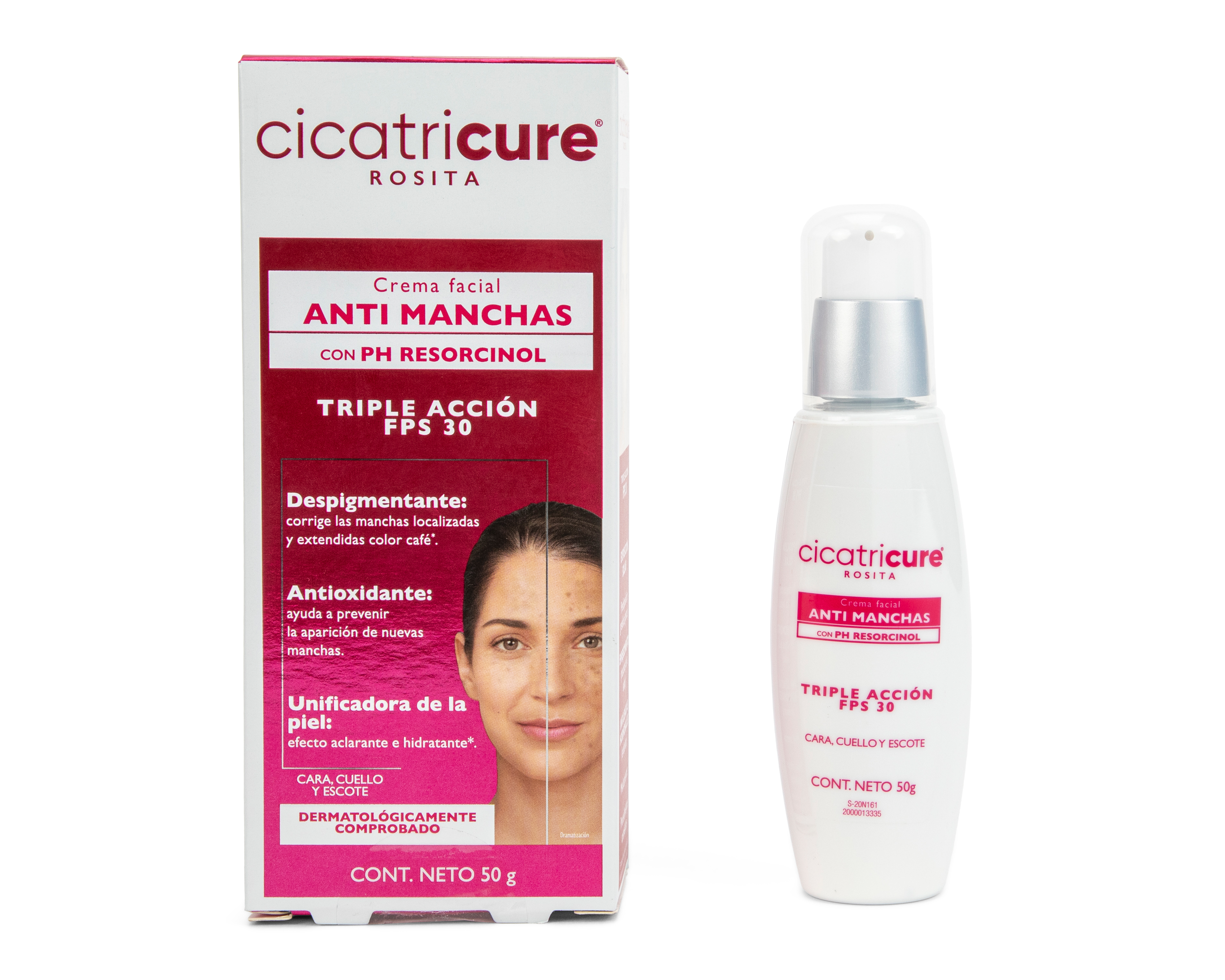 Foto 4 pulgar | Foto 3 | Crema Facial Antimanchas Cicatricure con PH Resorcinol y FPS 30 50 g