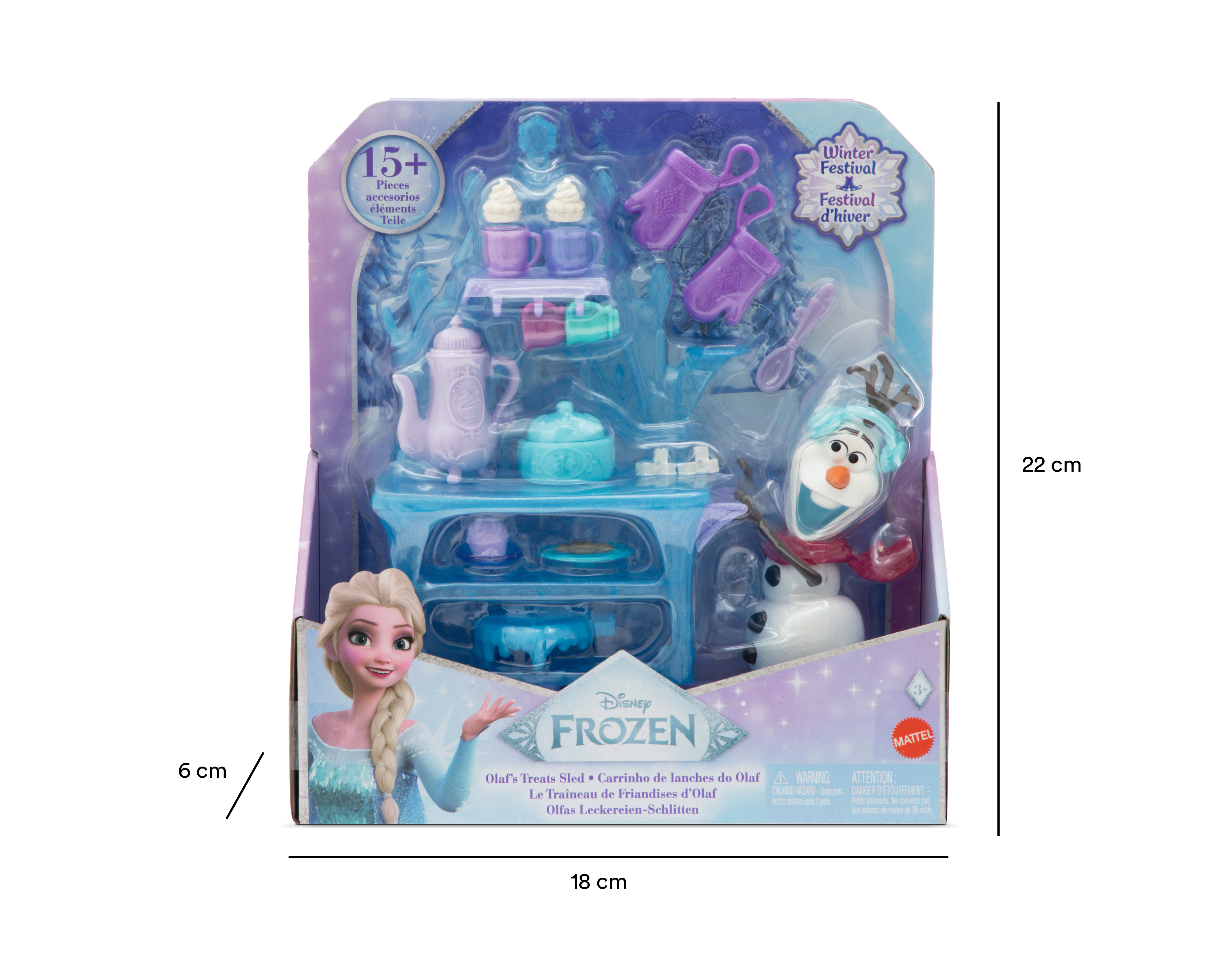 Foto 7 pulgar | Foto 6 | Carrito de Bocadillos Disney Frozen Olaf