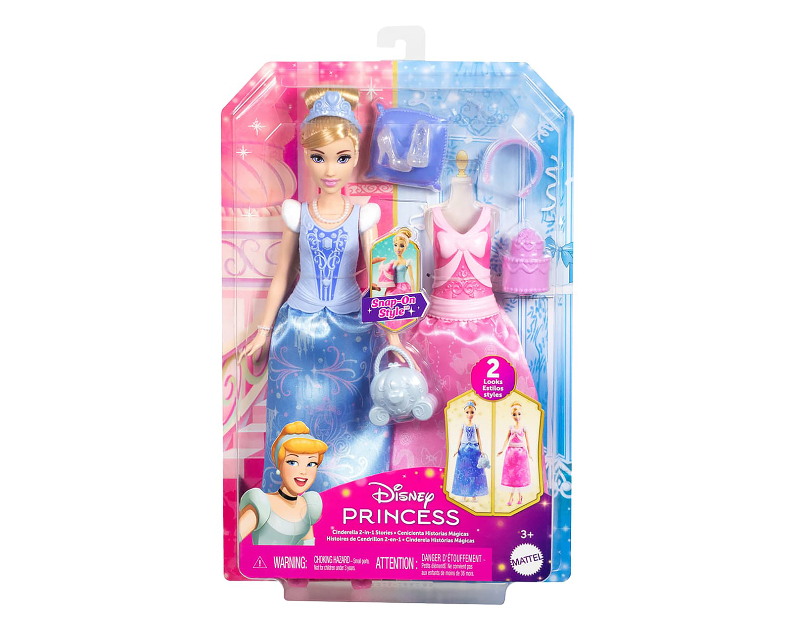 Foto 6 pulgar | Foto 5 | Cenicienta Disney Princesas con Accesorios