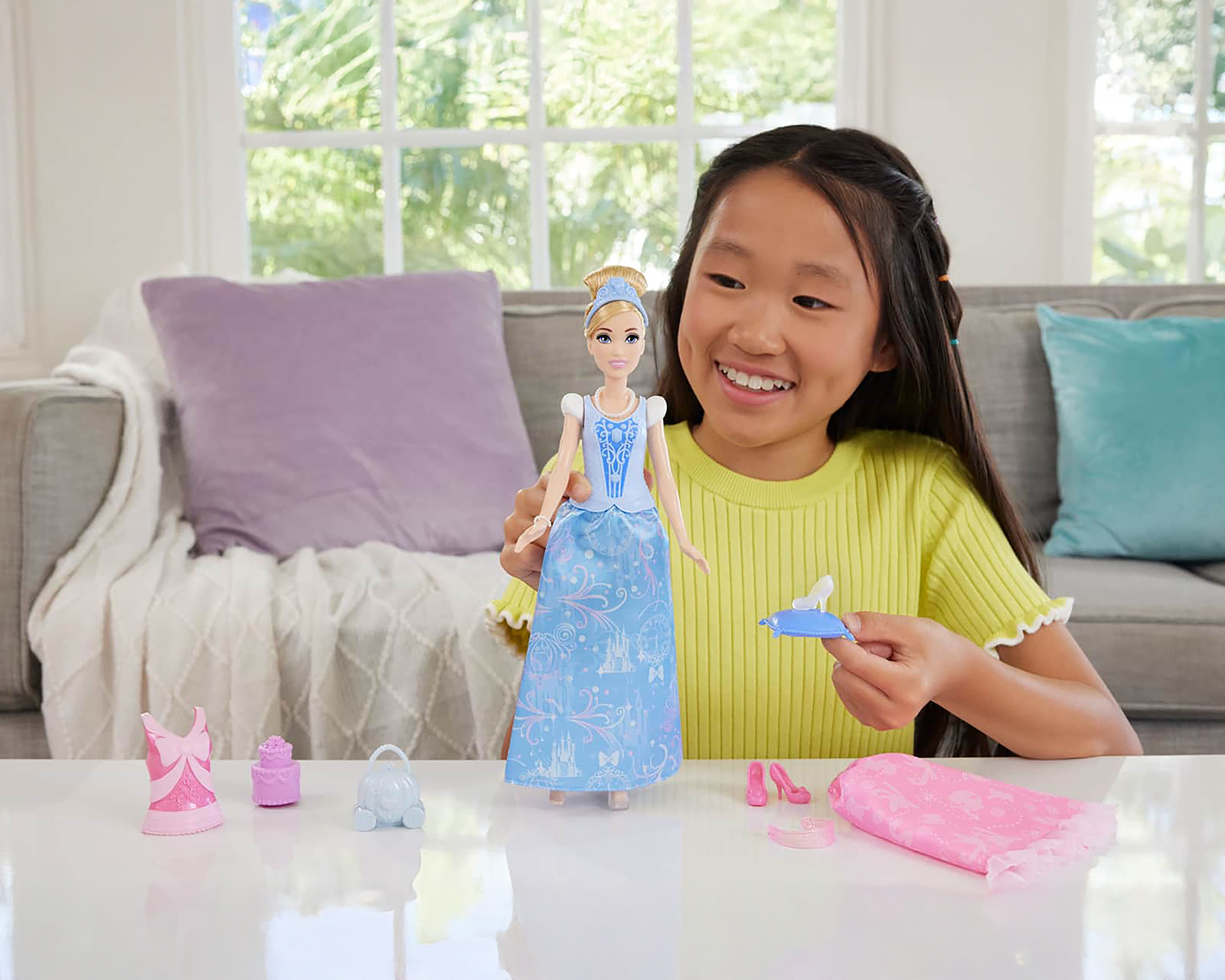 Foto 7 pulgar | Foto 6 | Cenicienta Disney Princesas con Accesorios