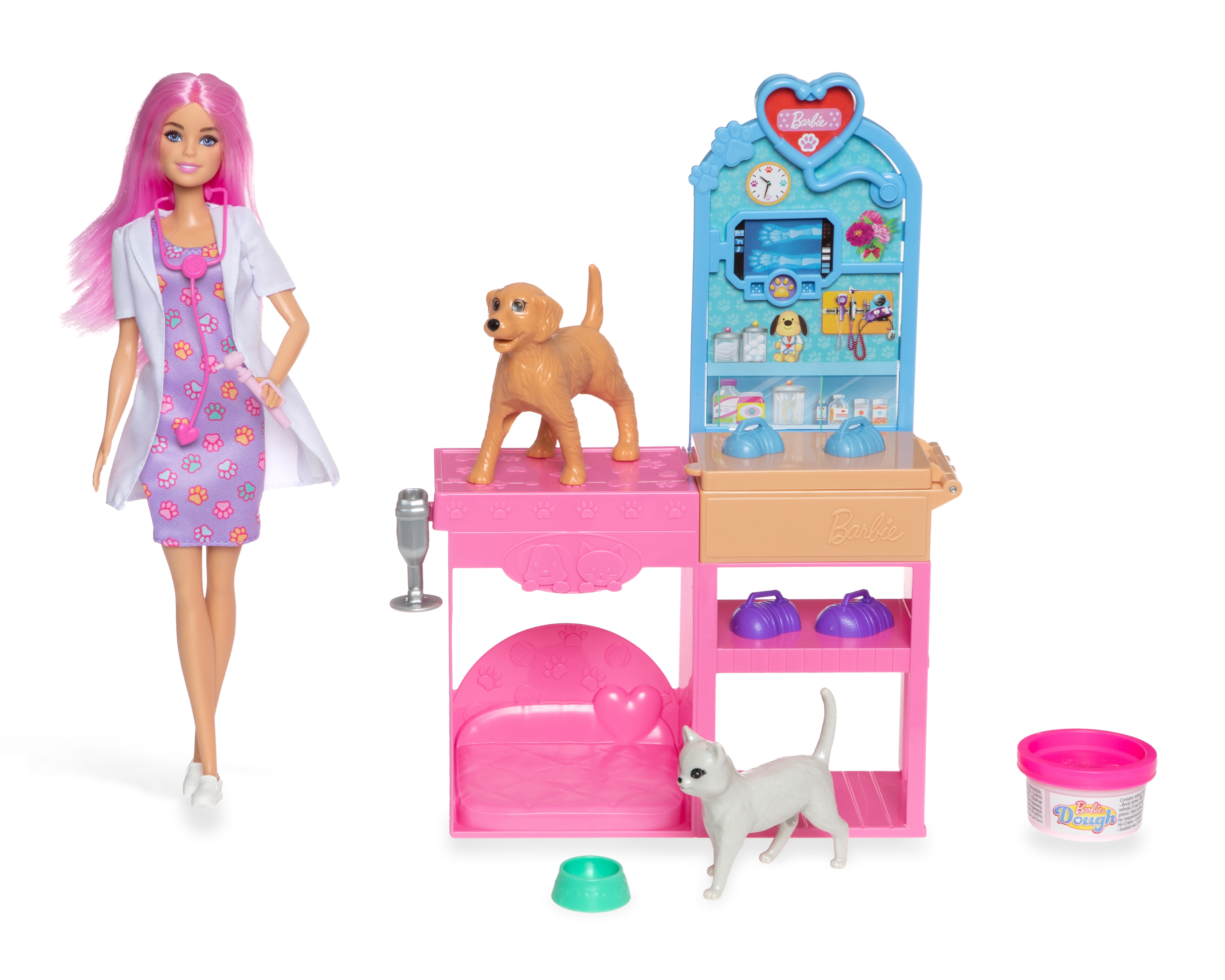 Muñeca Barbie Veterinaria con Mascotas