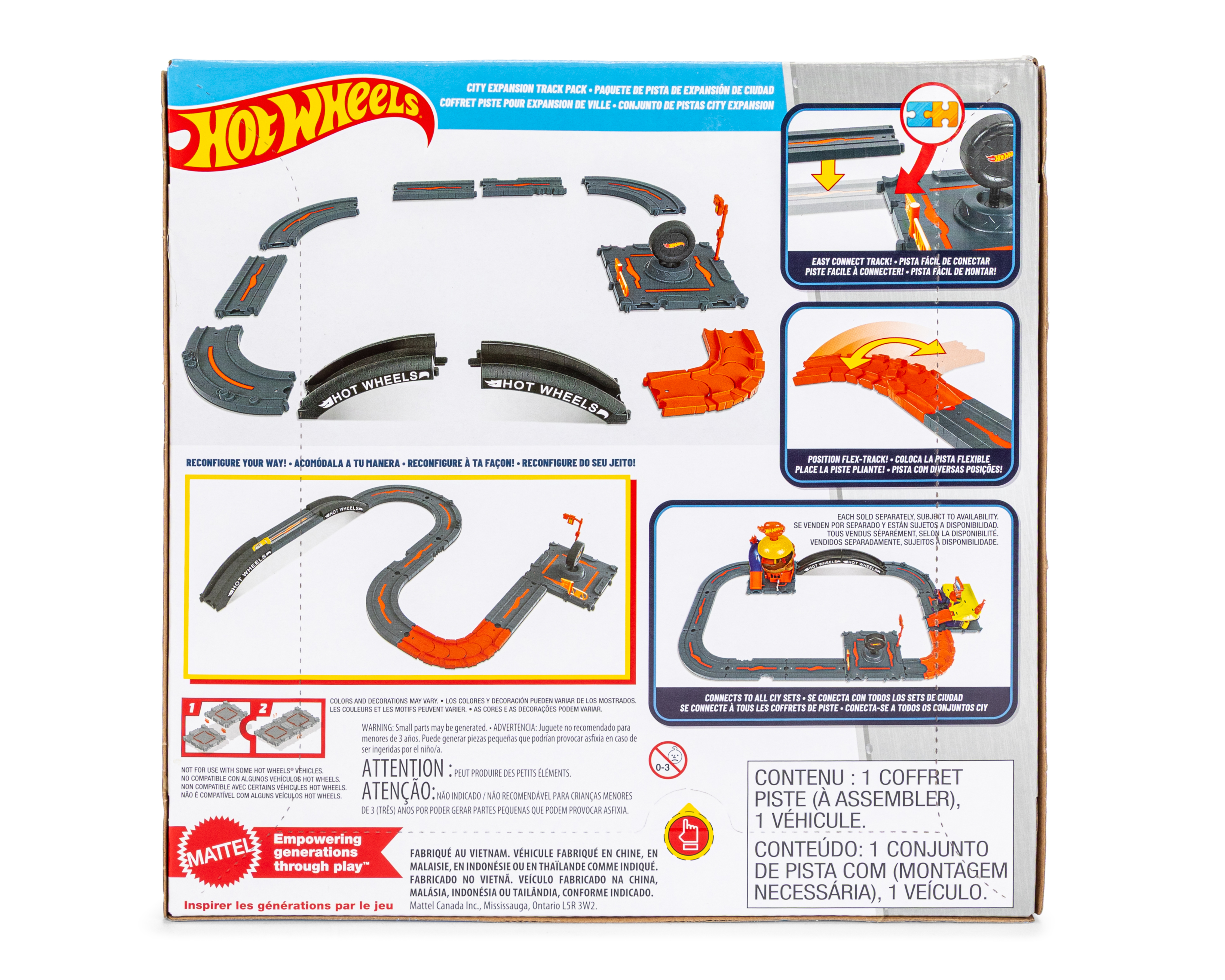 Foto 3 pulgar | Foto 2 | Pista de Carreras Hot Wheels De Expansión de Ciudad