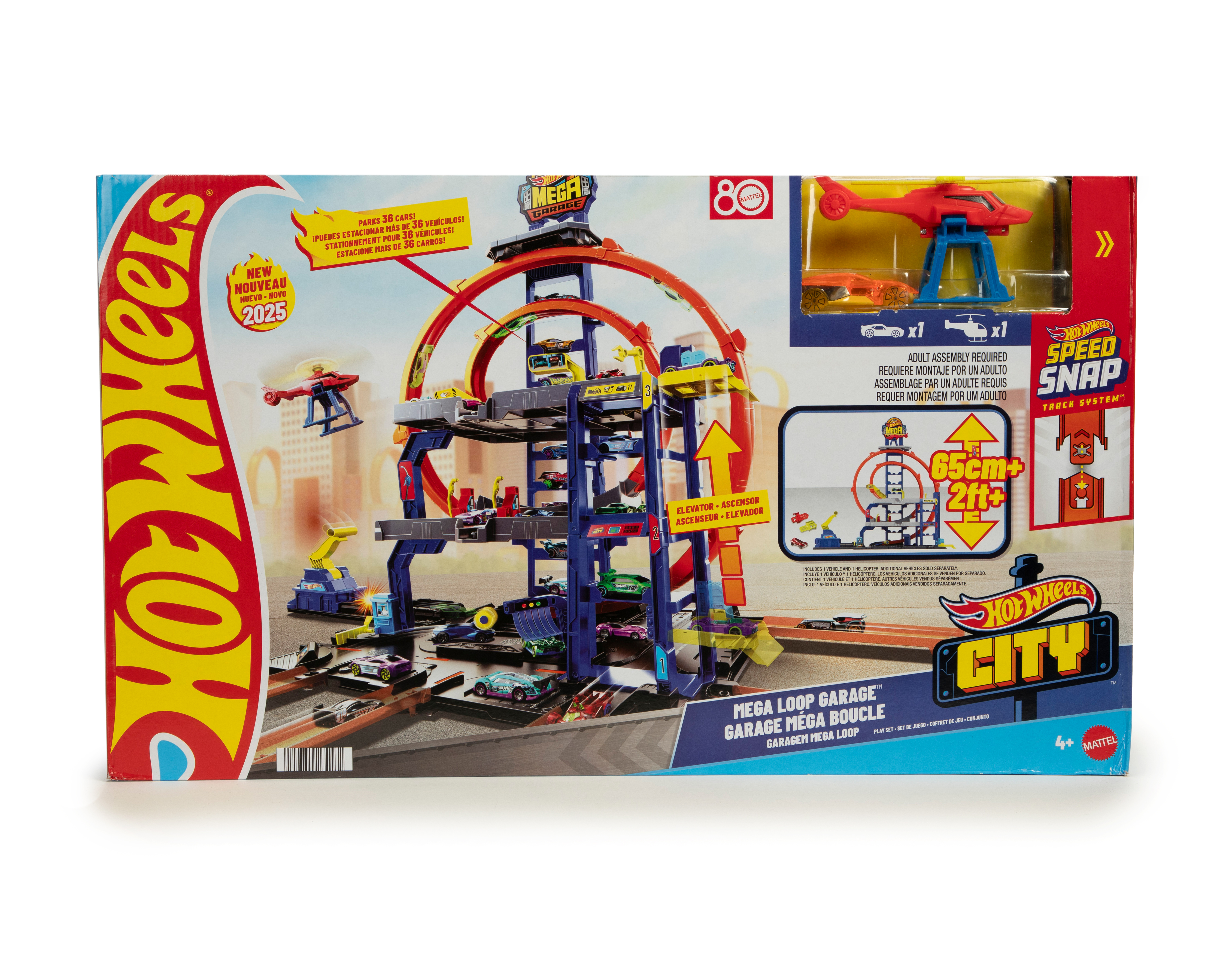 Pista de Juguete Hot Wheels City Mega Loop Garage