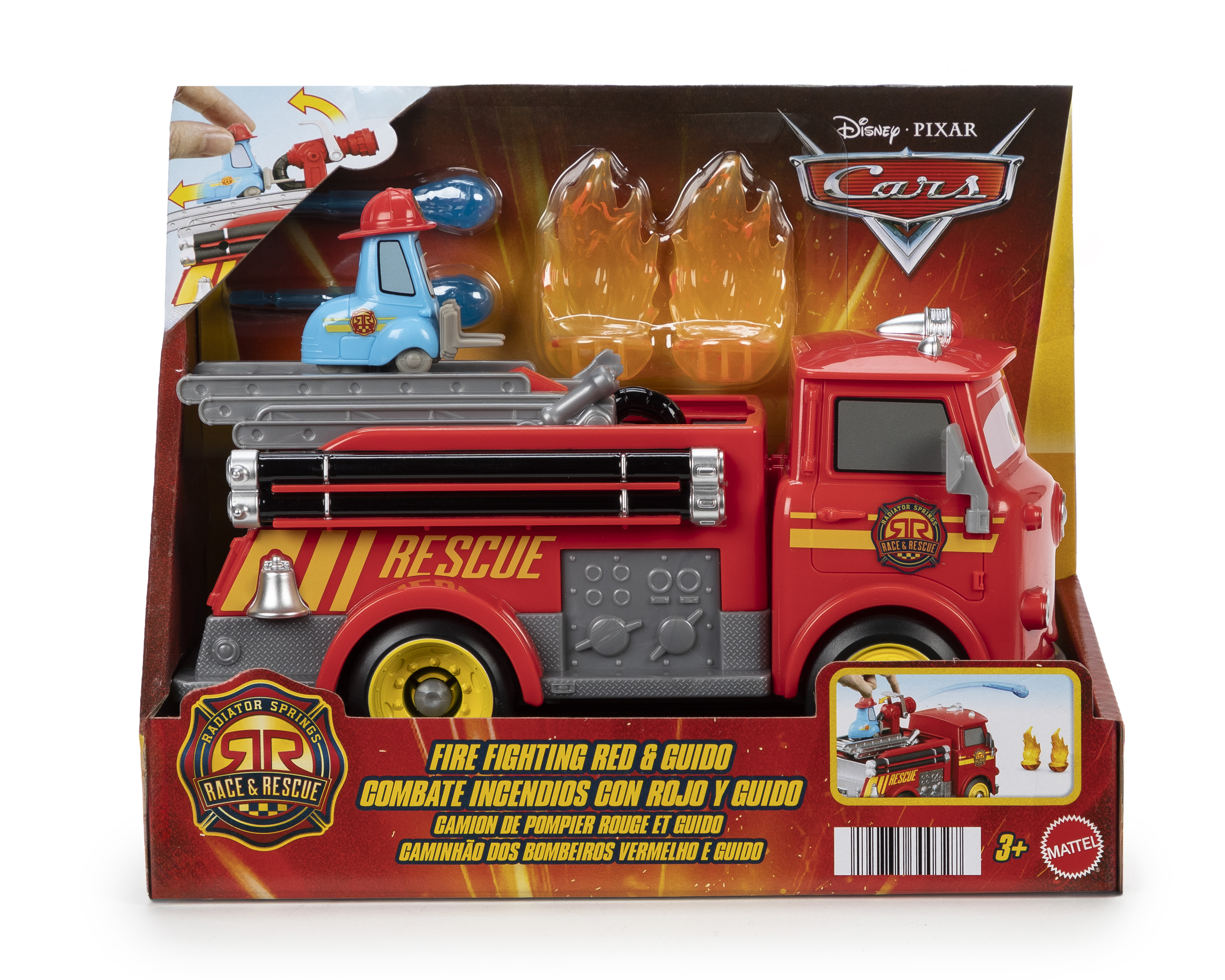 Foto 4 | Foto 4 | Camión Combate Incendios con Rojo y Guido Disney Cars