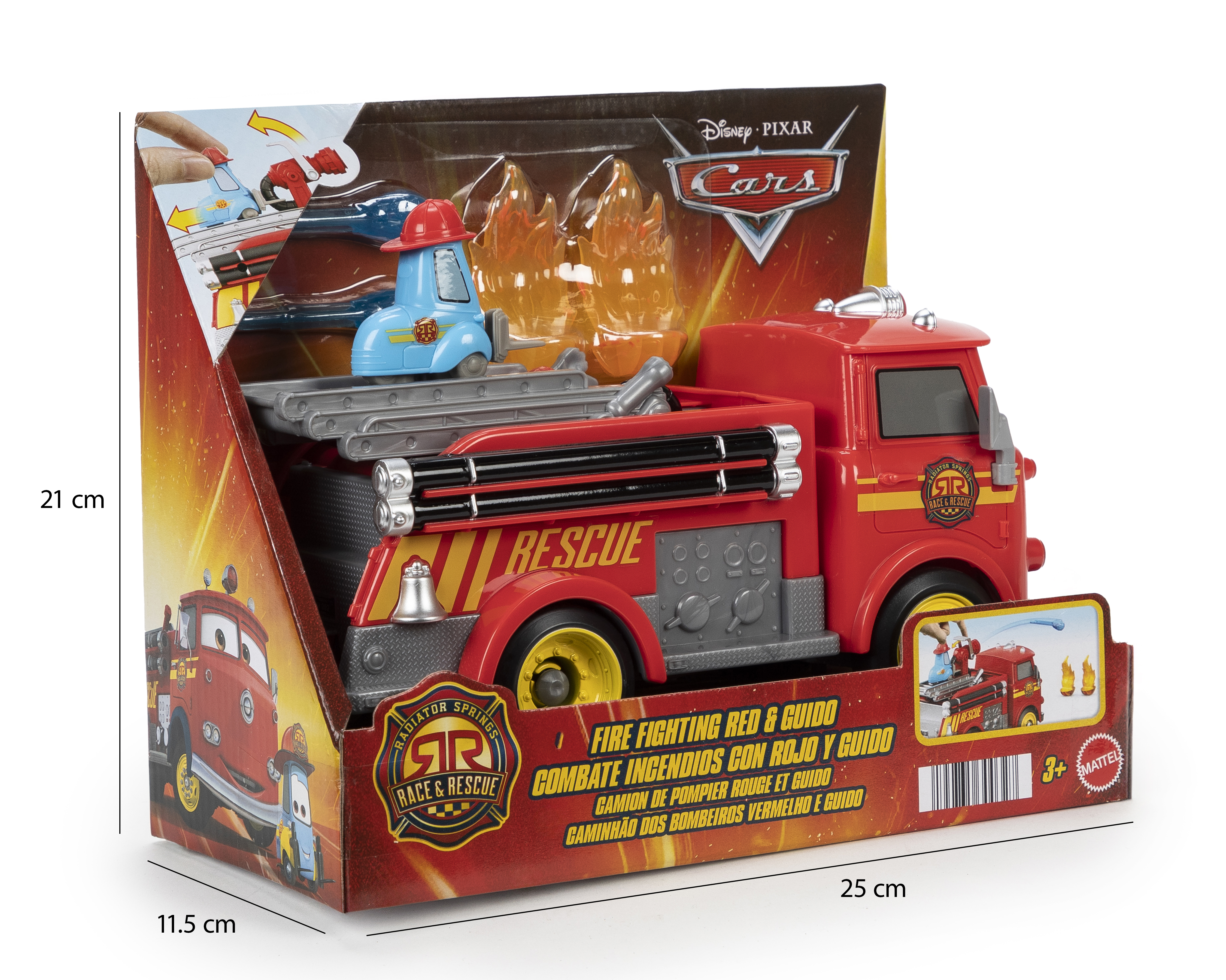 Foto 5 | Foto 5 | Camión Combate Incendios con Rojo y Guido Disney Cars