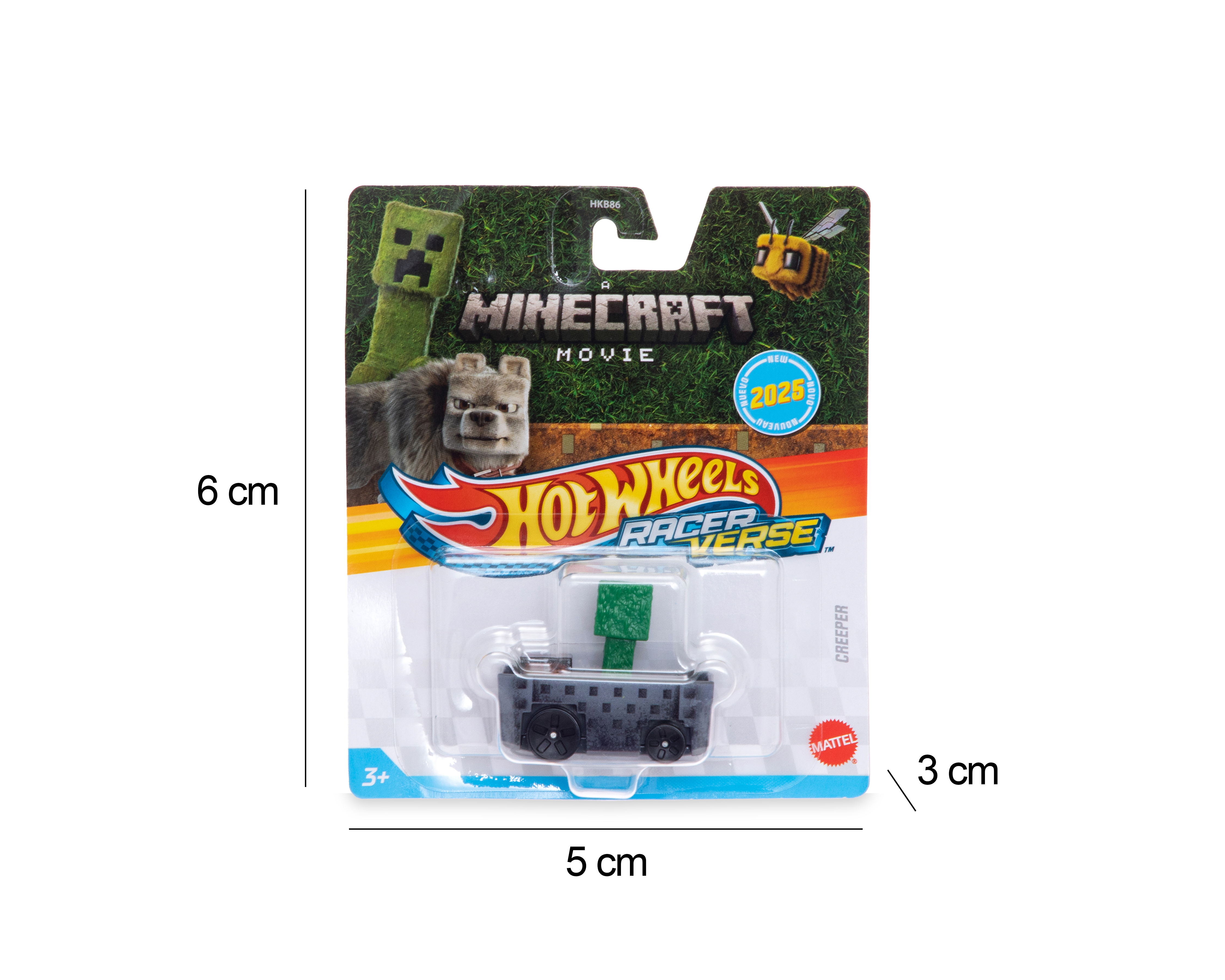 Foto 5 pulgar | Foto 4 | Vehículo Racer Verse Minecraft Movie Creeper