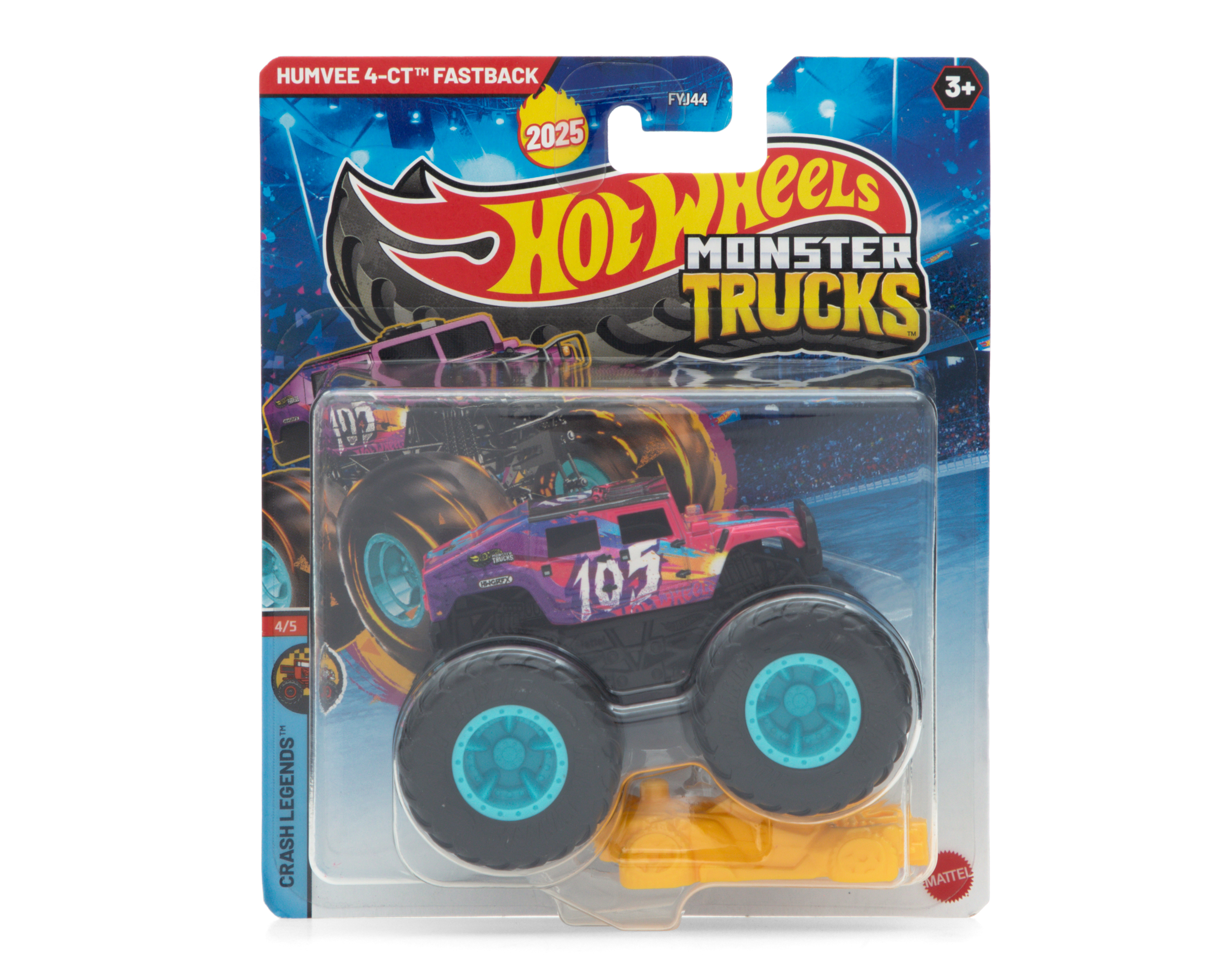 Foto 5 pulgar | Foto 4 | Vehículo Monster Trucks Hot Wheels