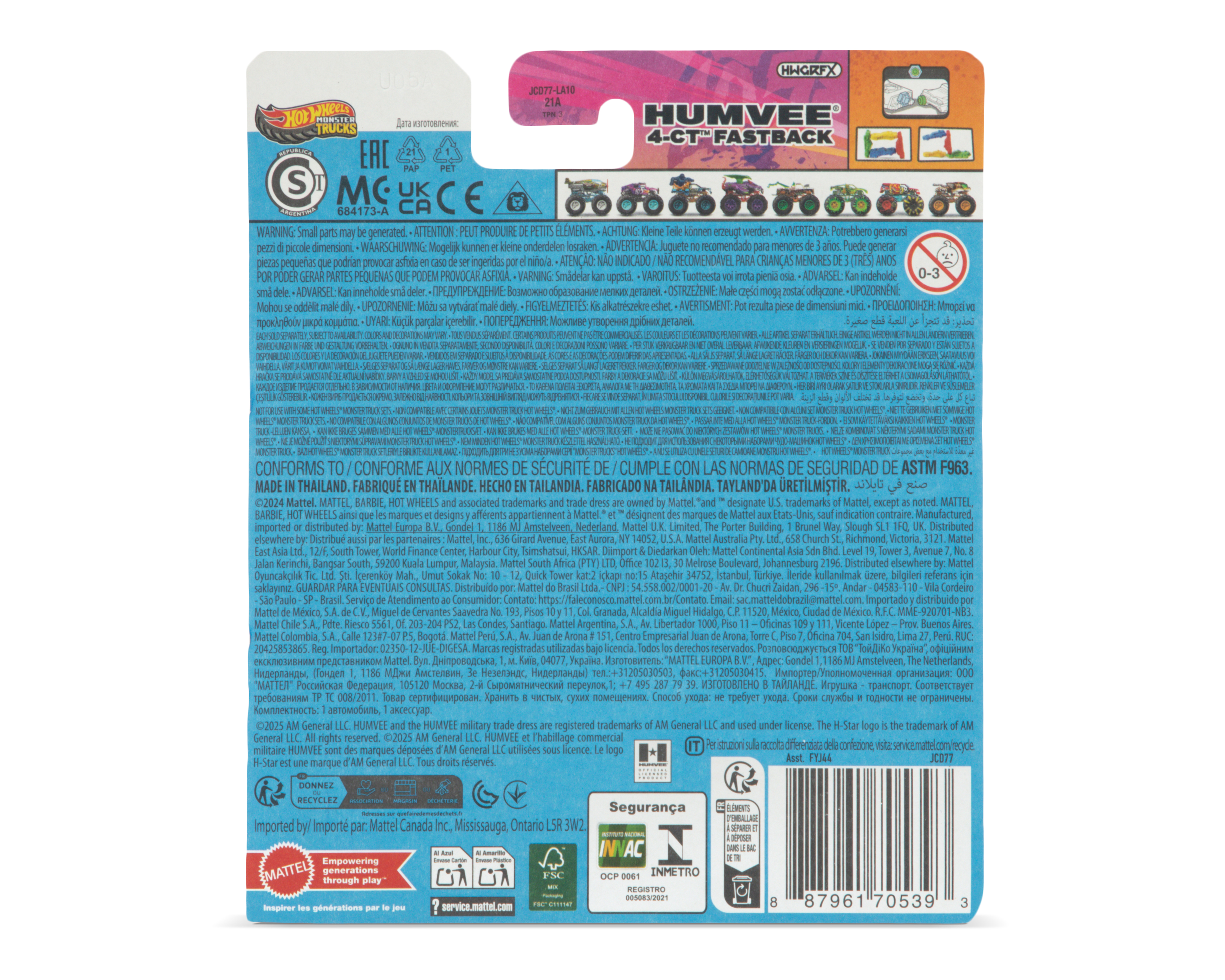 Foto 6 pulgar | Foto 5 | Vehículo Monster Trucks Hot Wheels