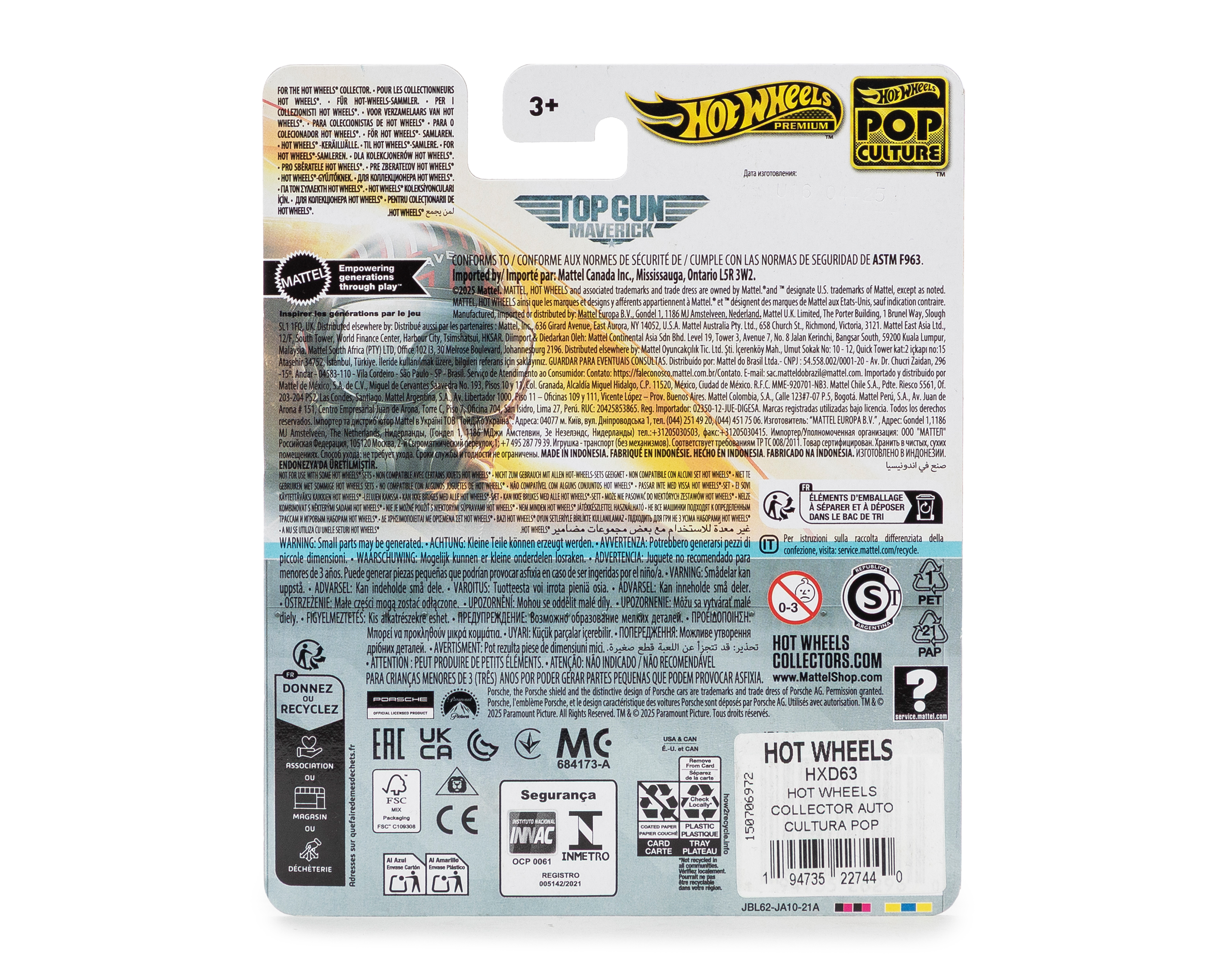 Foto 3 pulgar | Foto 2 | Carro Hot Wheels 1 Pieza al Azar