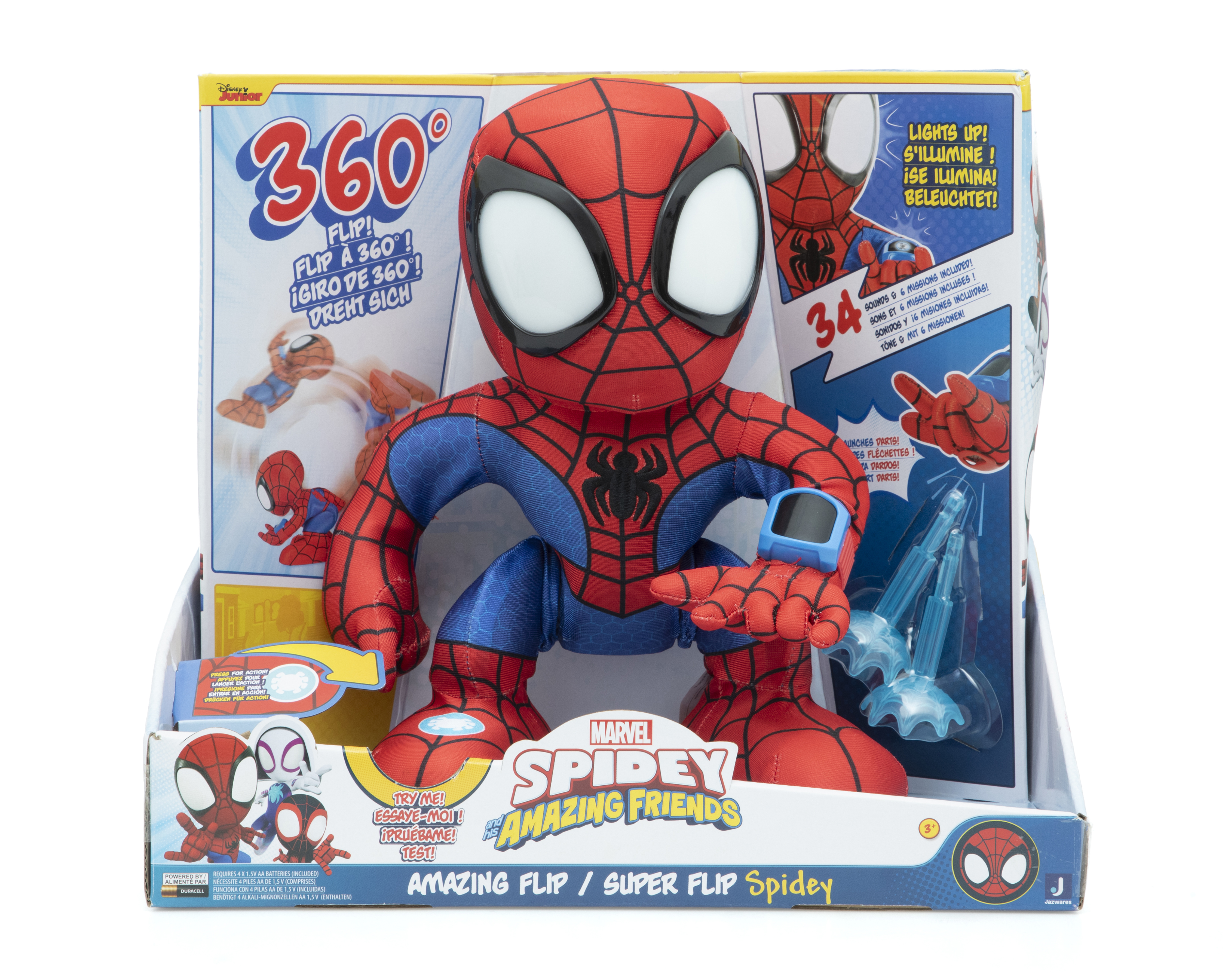 Foto 5 pulgar | Foto 4 | Spidey Amazing Friends Marvel con Luz y Movimiento