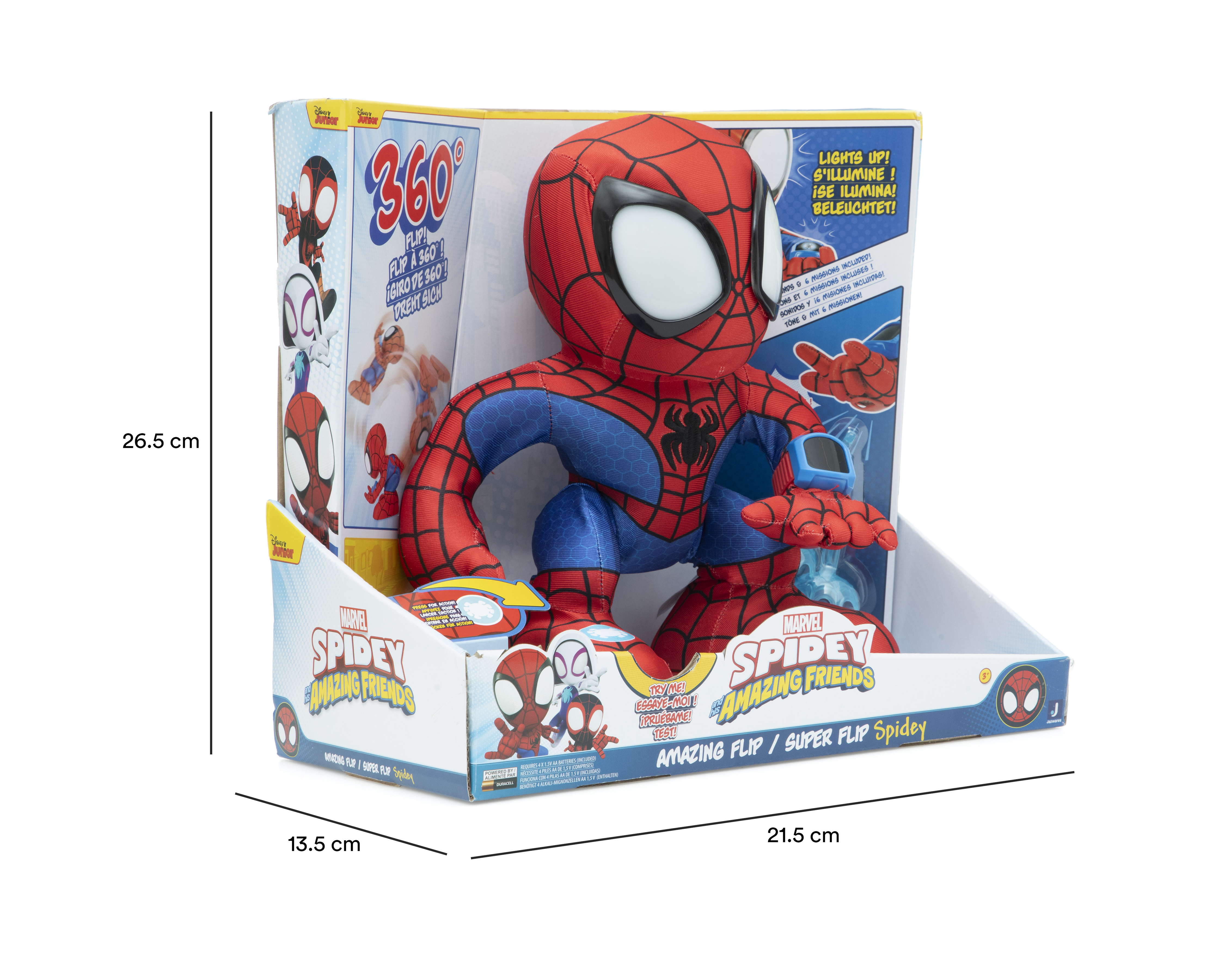 Foto 7 pulgar | Foto 6 | Spidey Amazing Friends Marvel con Luz y Movimiento