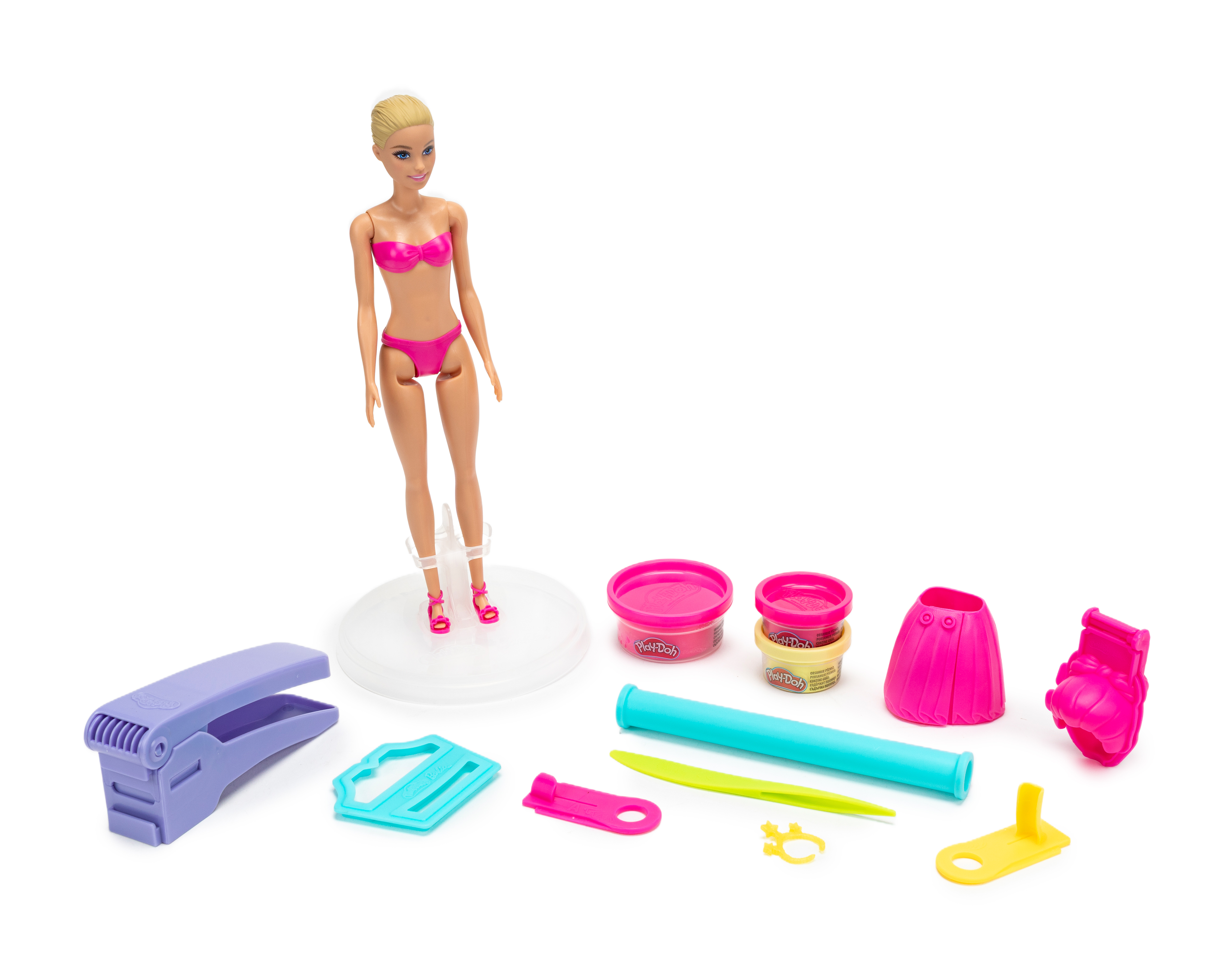 Muñeca Play-Doh Barbie Volantes y Lazos