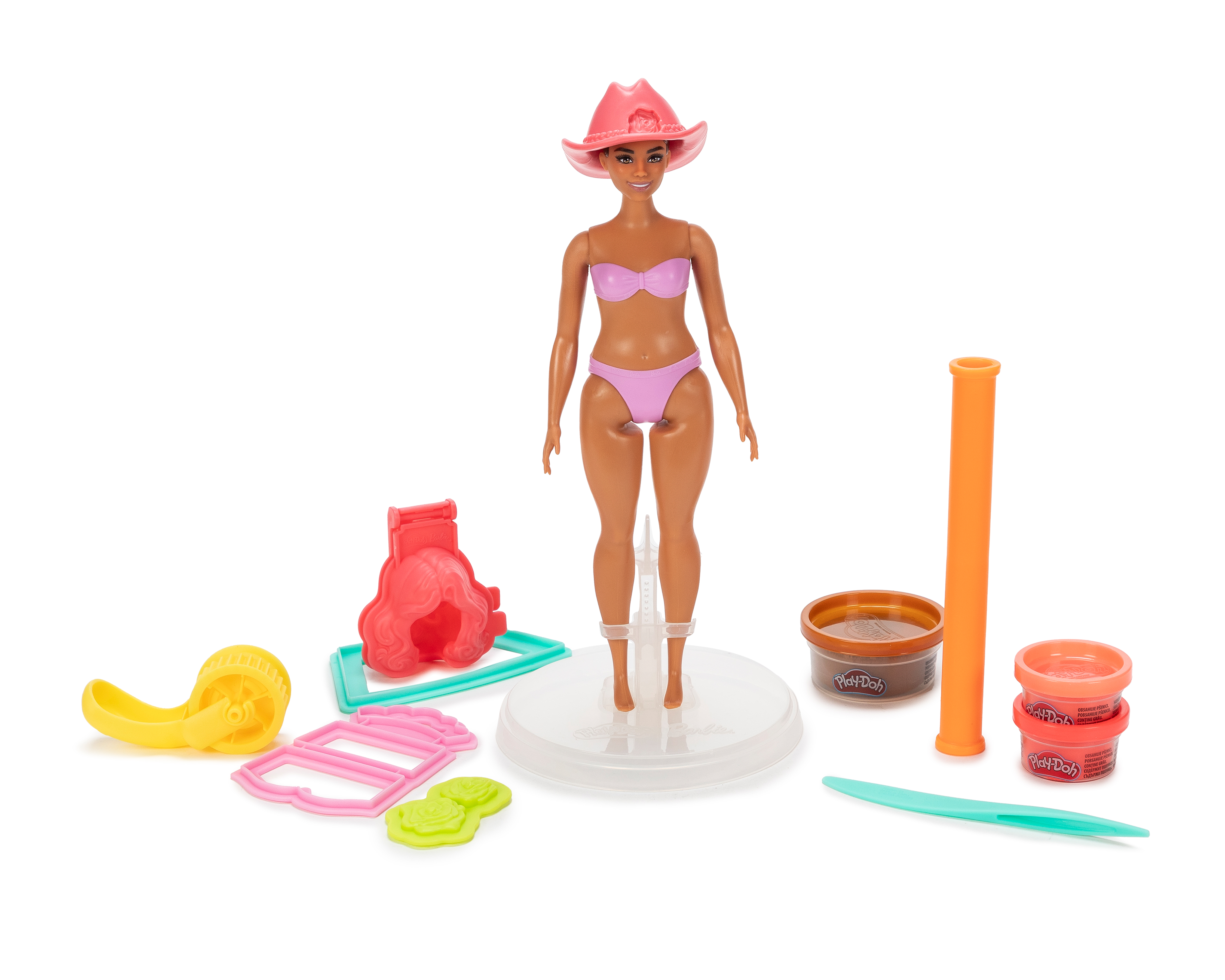 Muñeca Play-Doh Barbie Rosas y Cerquillos