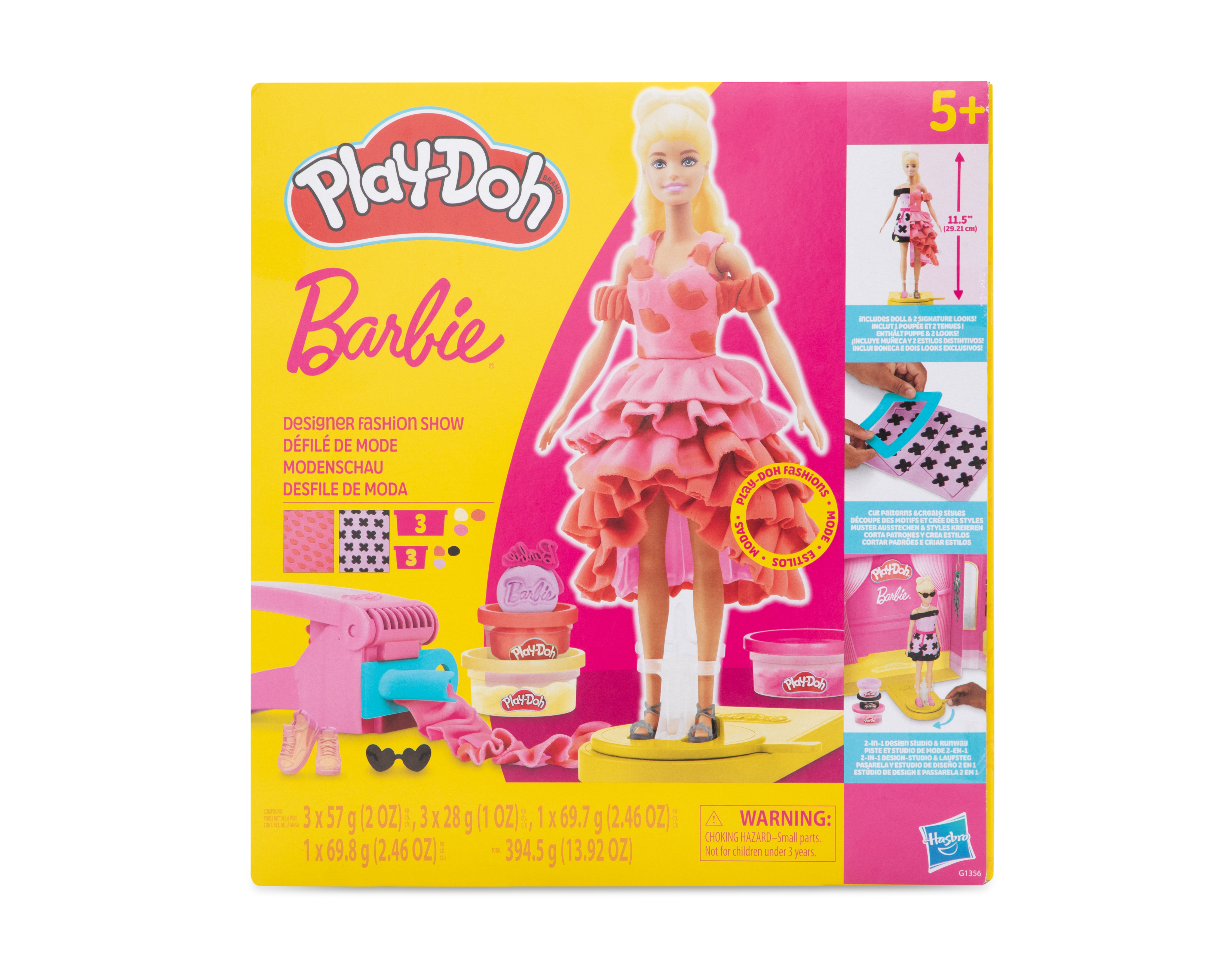 Set Designer Fashion Show Play-Doh Barbie con Accesorios