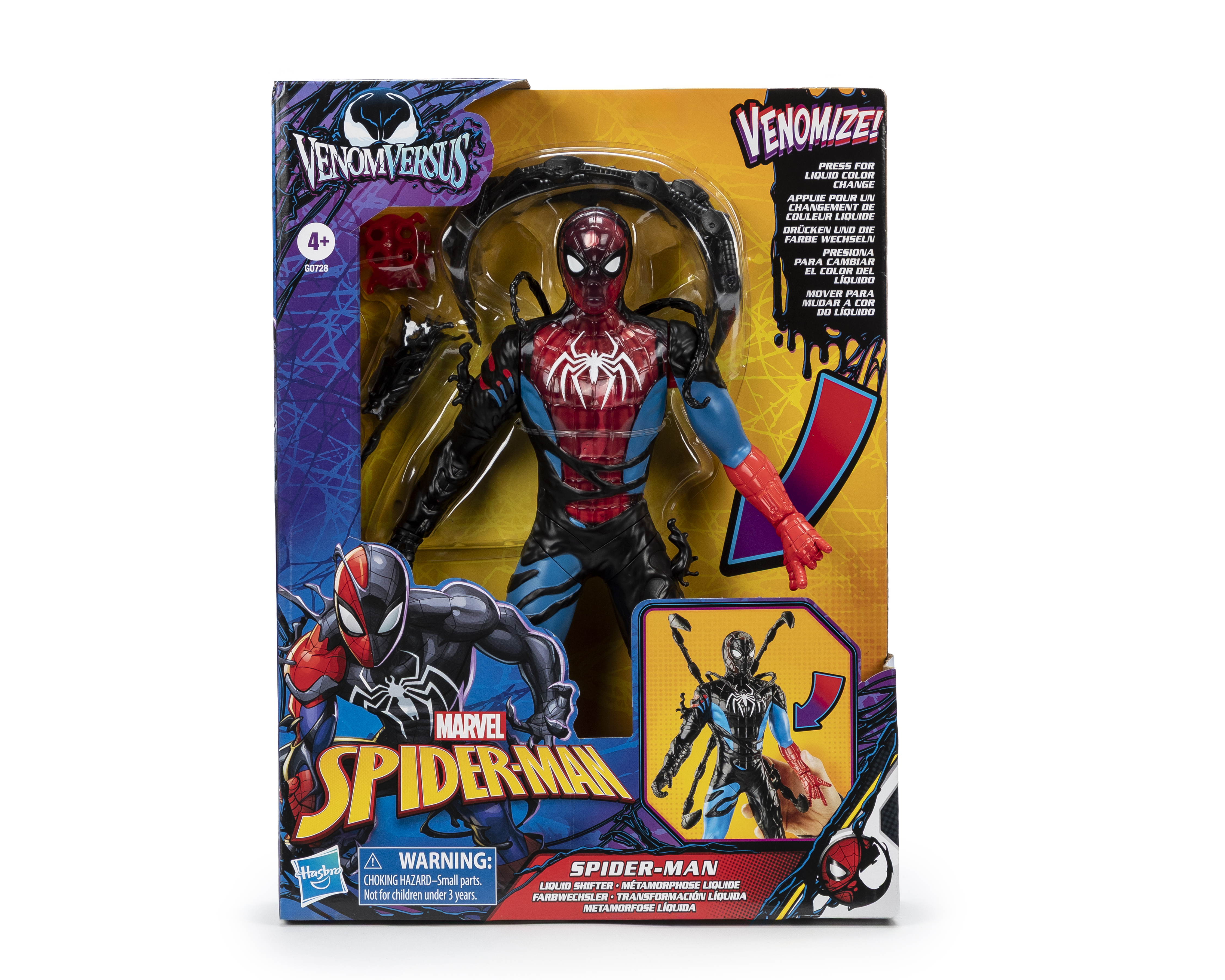 Foto 4 pulgar | Foto 3 | Spider-Man Figura de Acción Marvel Transformación Líquida