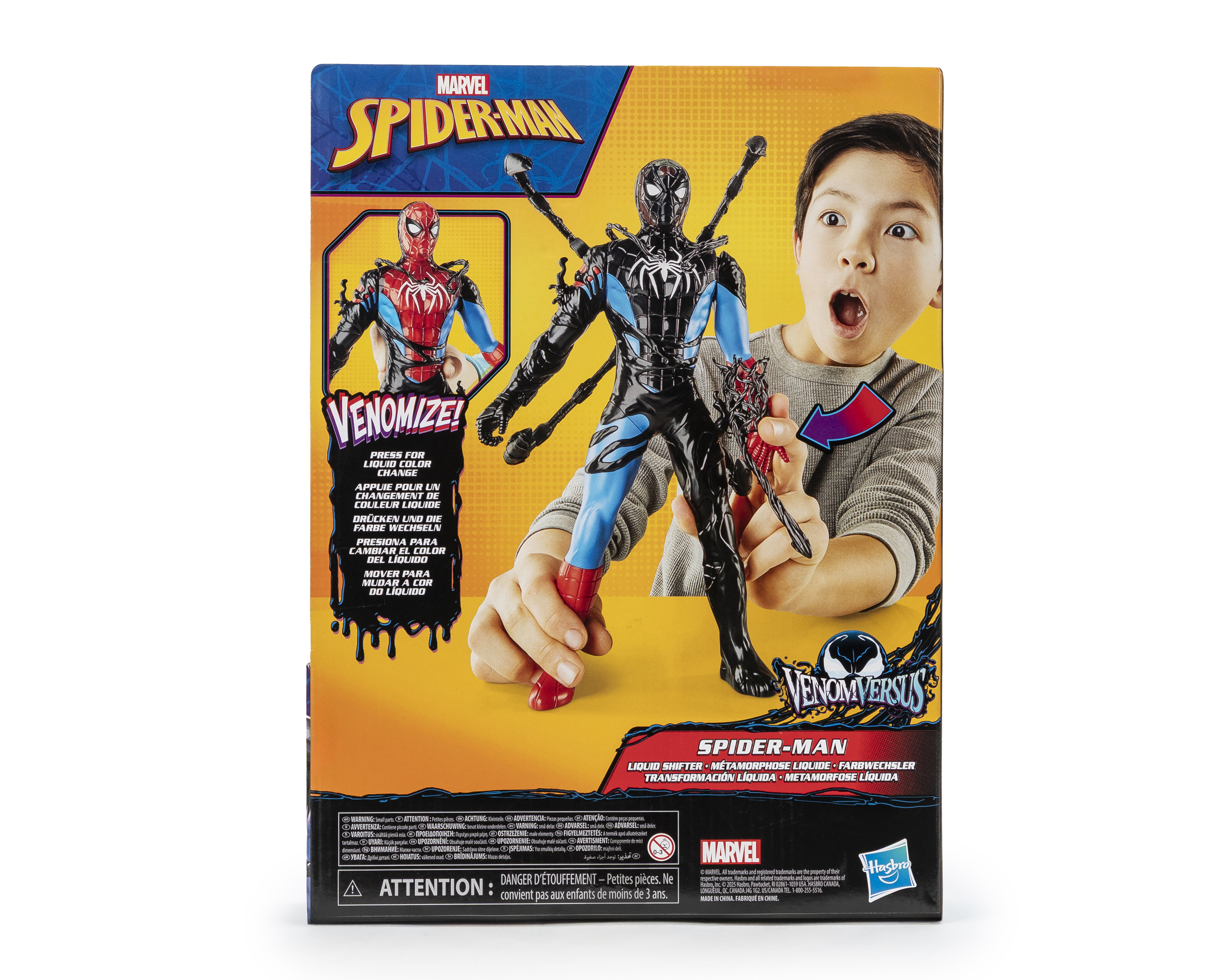 Foto 5 pulgar | Foto 4 | Spider-Man Figura de Acción Marvel Transformación Líquida