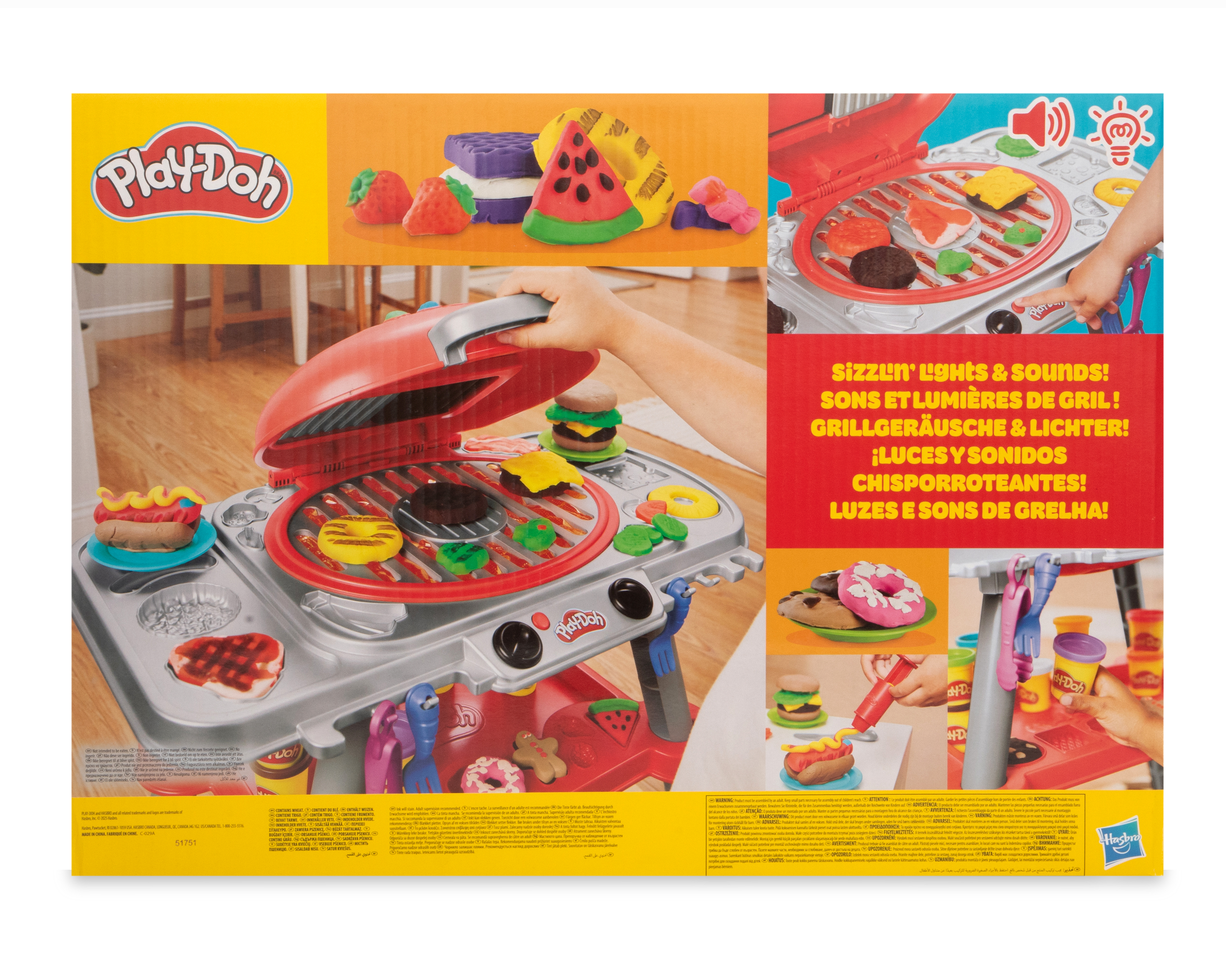 Foto 6 pulgar | Foto 5 | Set de Juego Parrillada Divertida Play-Doh con Luces y Sonido