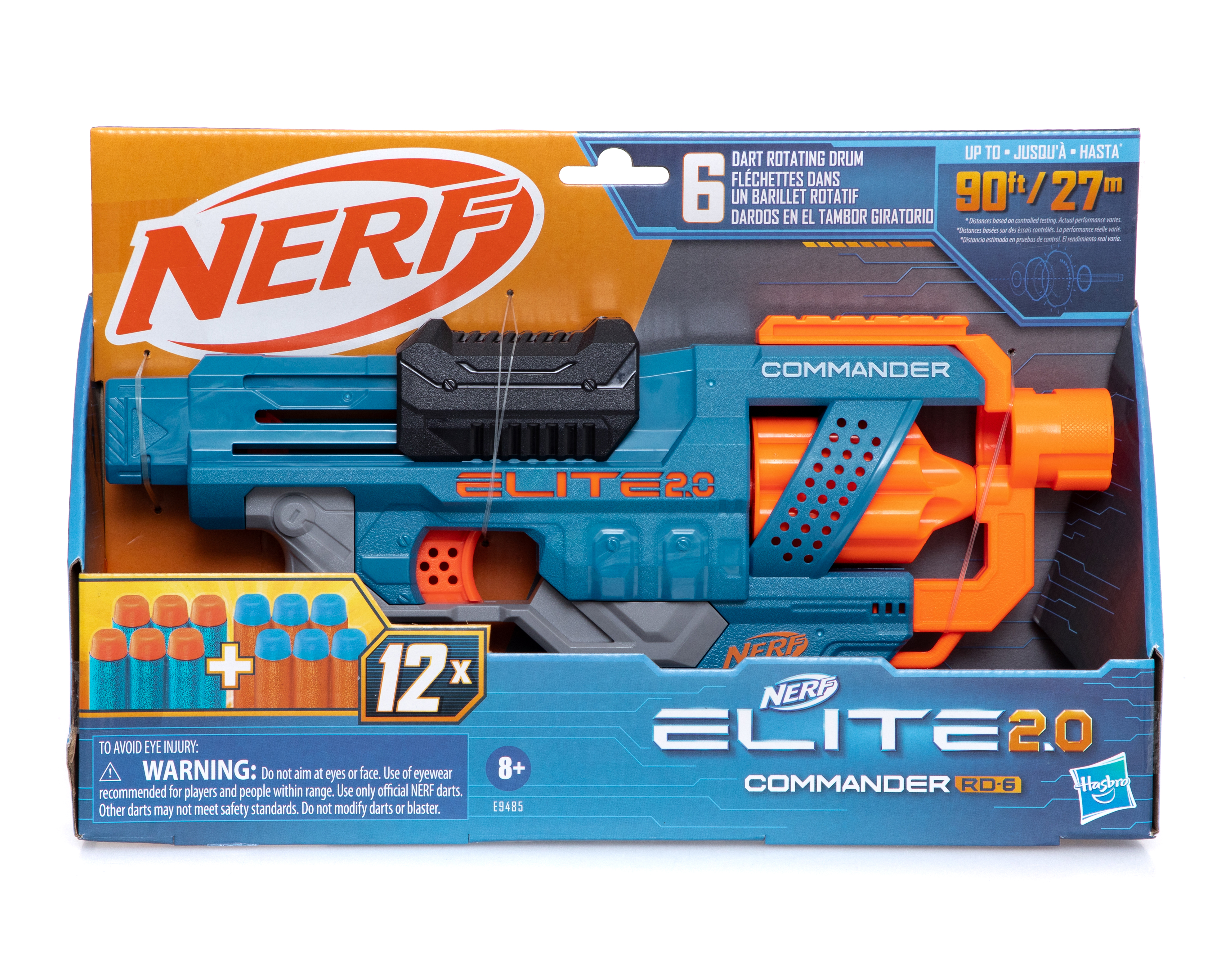 Foto 7 pulgar | Foto 6 | Lanzadardos Nerf Elite 2.0 Commander RD-6