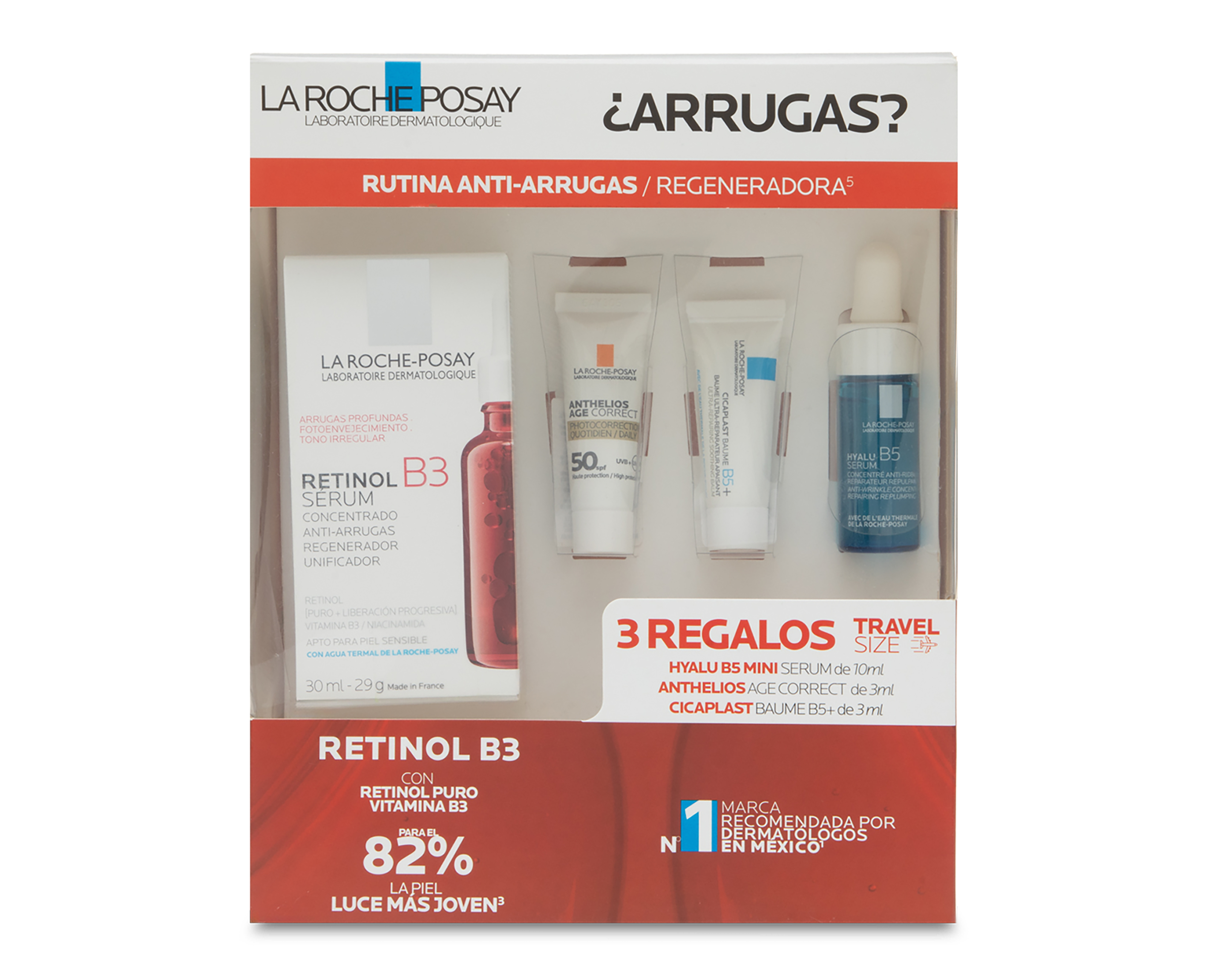 Foto 4 | Foto 4 | Tratamiento Antiarrugas La Roche-Posay 4 Piezas