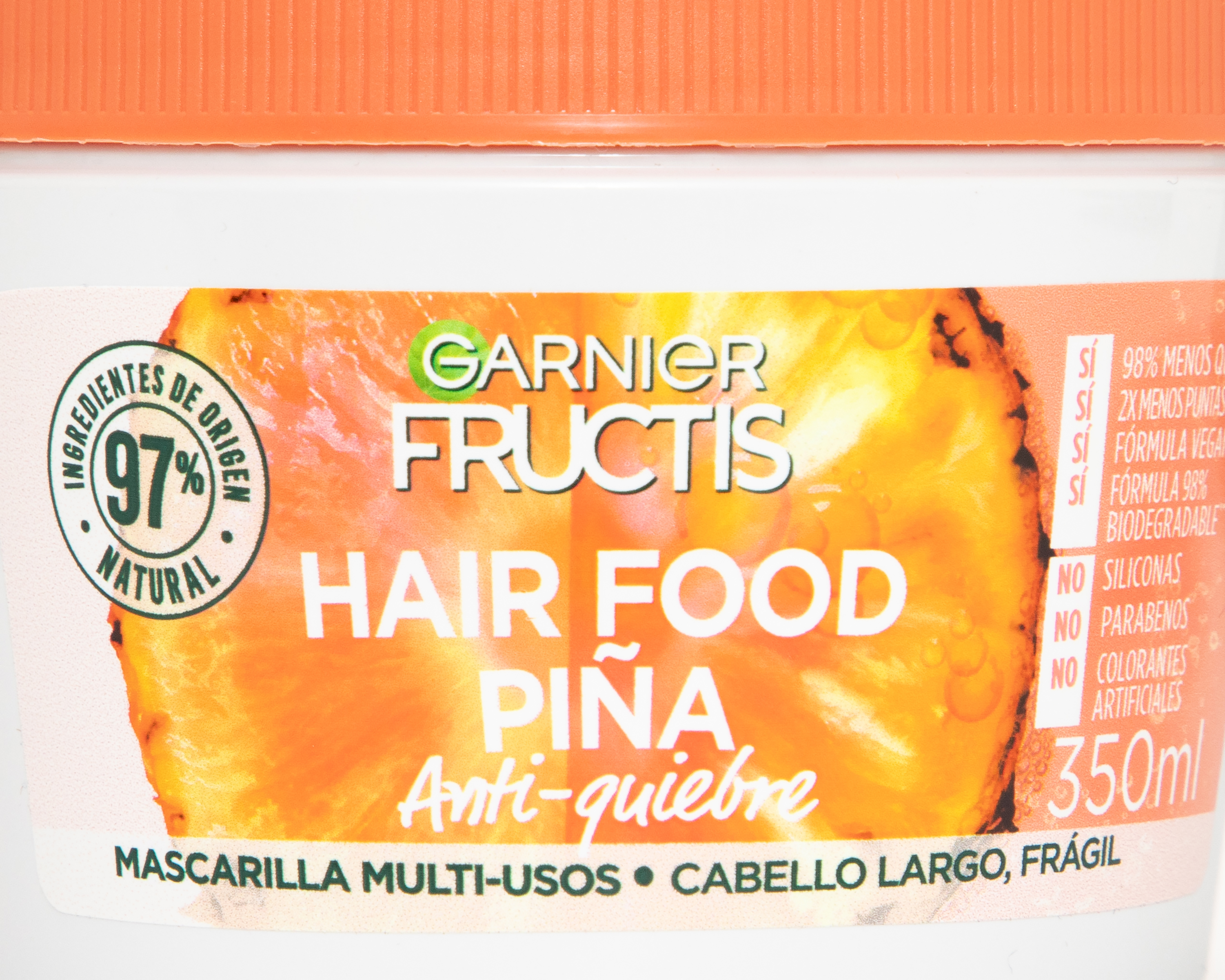 Foto 4 pulgar | Foto 3 | Mascarilla Capilar Garnier Fructis Hair Food Piña 350 ml