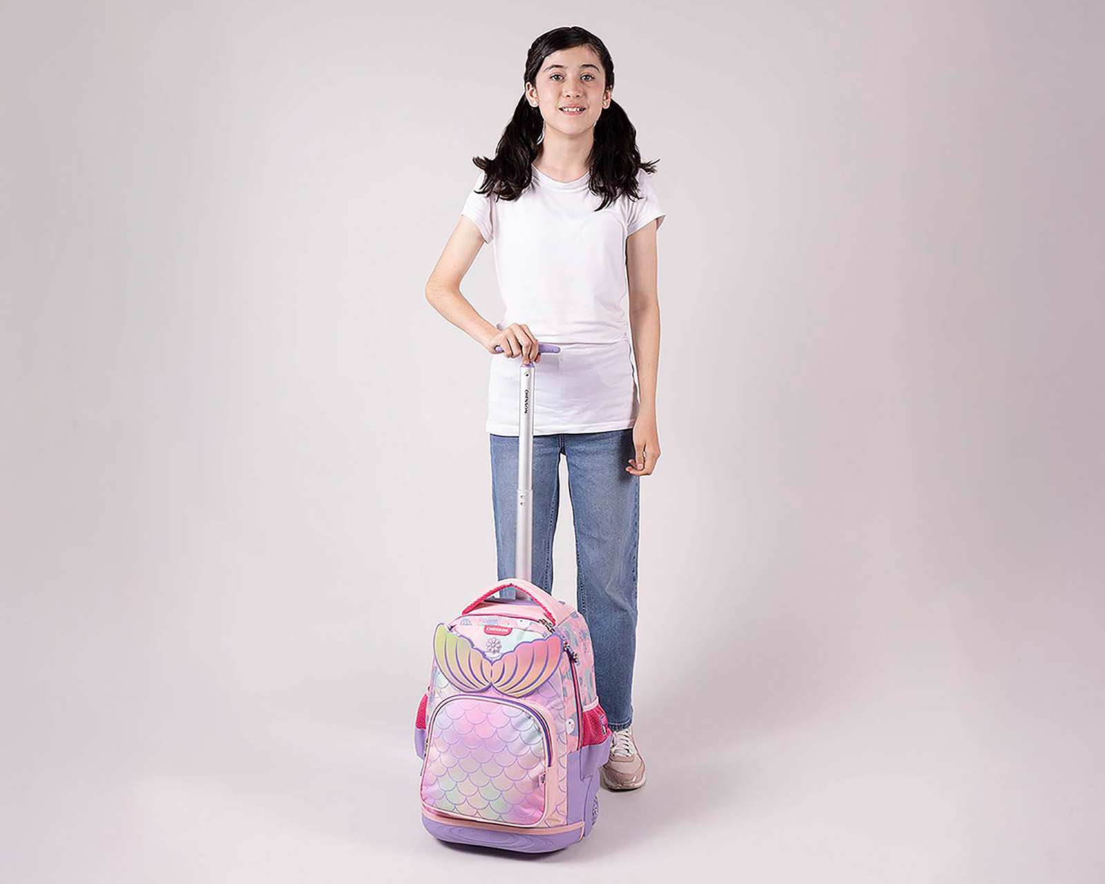 Foto 10 pulgar | Foto 9 | Mochila Chenson Happy Girl Morada