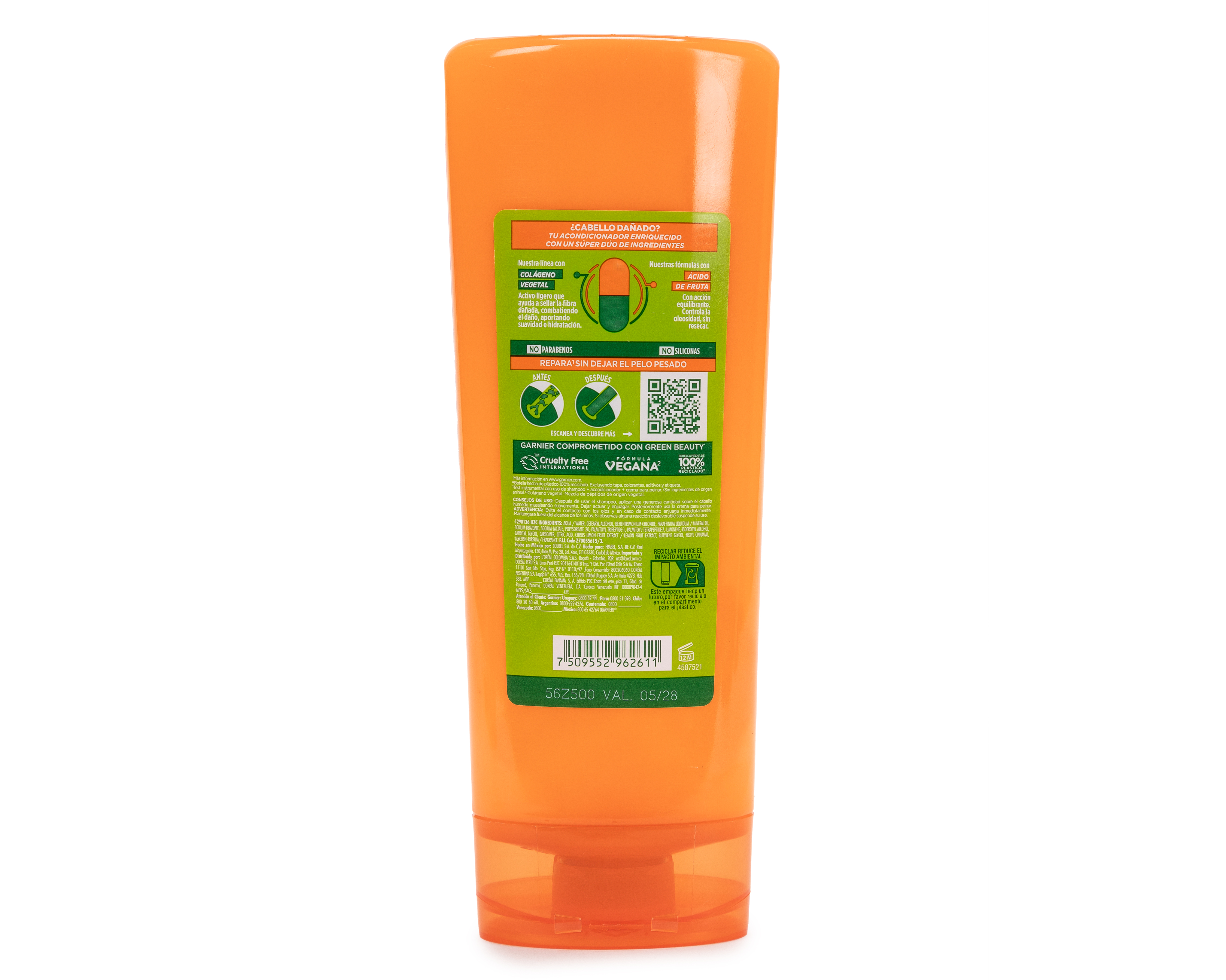Foto 2 | Foto 2 | Acondicionador Garnier Fructis Borrador de Daño Control Grasa 350 ml