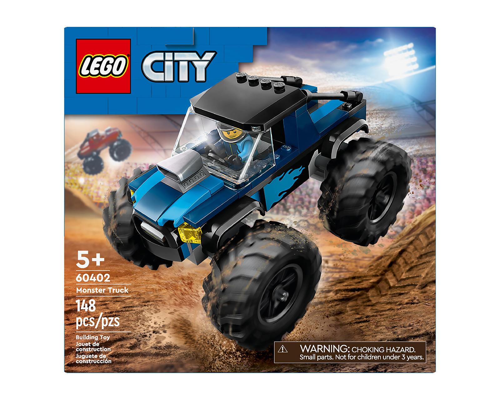 Foto 3 pulgar | Foto 2 | LEGO City: Monster Truck Azul