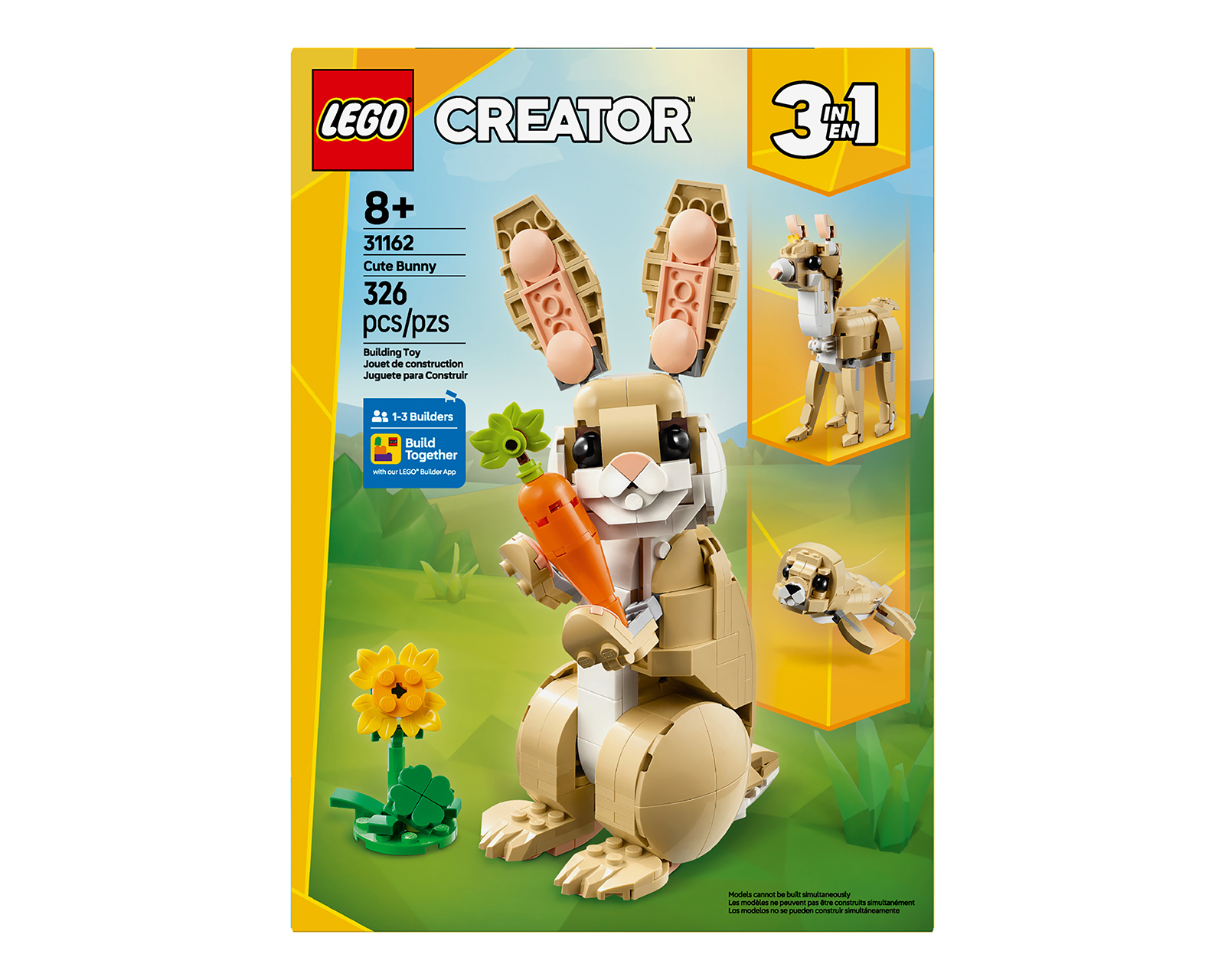 Foto 3 pulgar | Foto 2 | LEGO Creator 3 en 1: Lindo Conejito