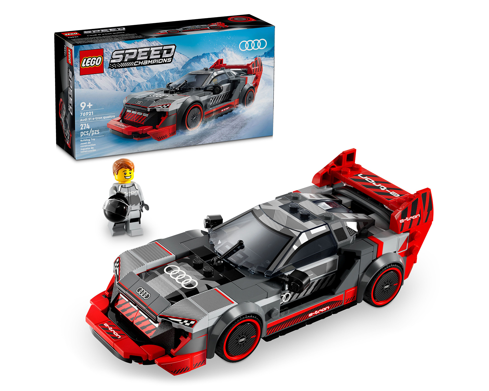 Foto 2 pulgar | Foto 1 | LEGO Speed Champions: Coche de Carreras Audi S1 e-tron quattro