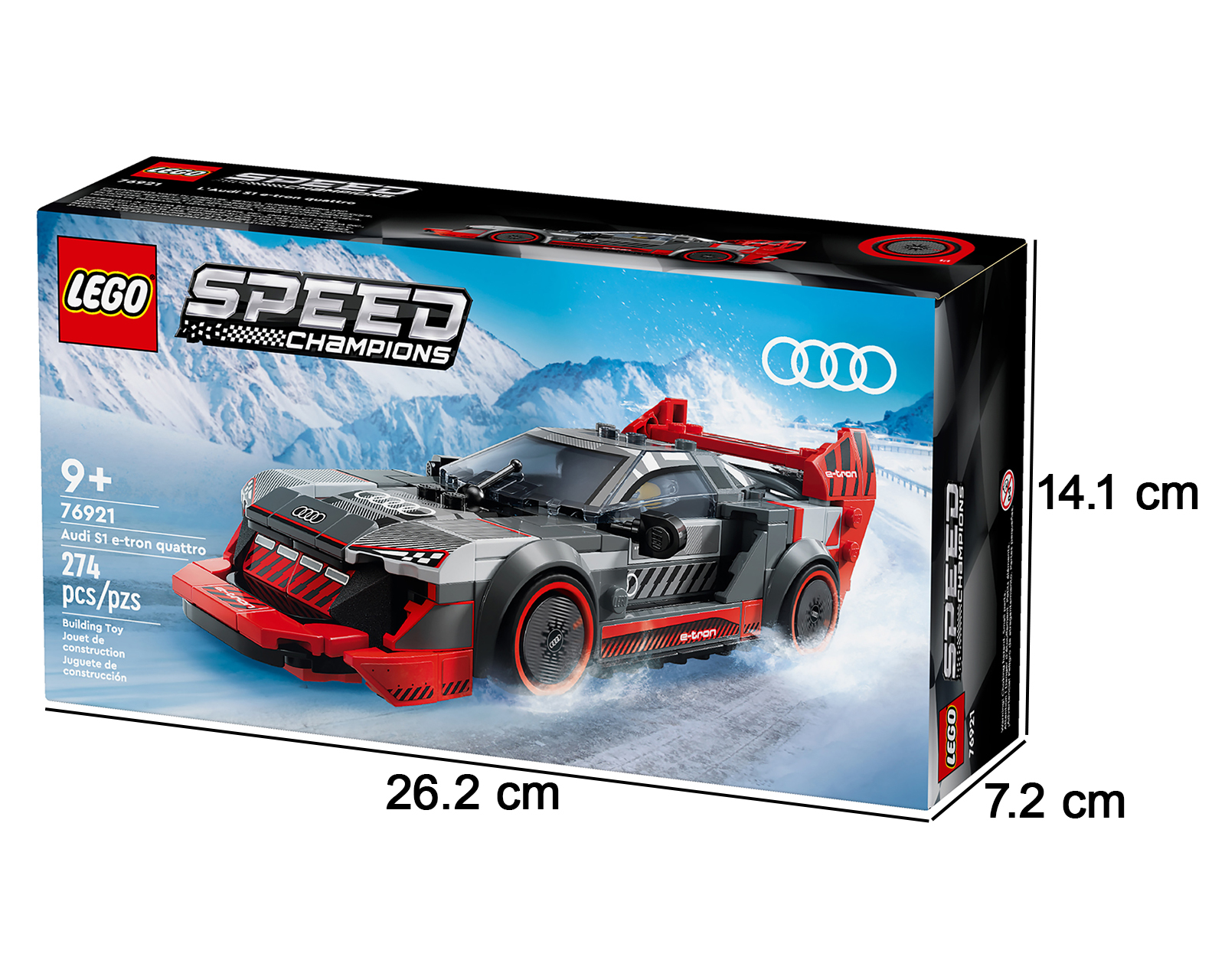 Foto 6 pulgar | Foto 5 | LEGO Speed Champions: Coche de Carreras Audi S1 e-tron quattro