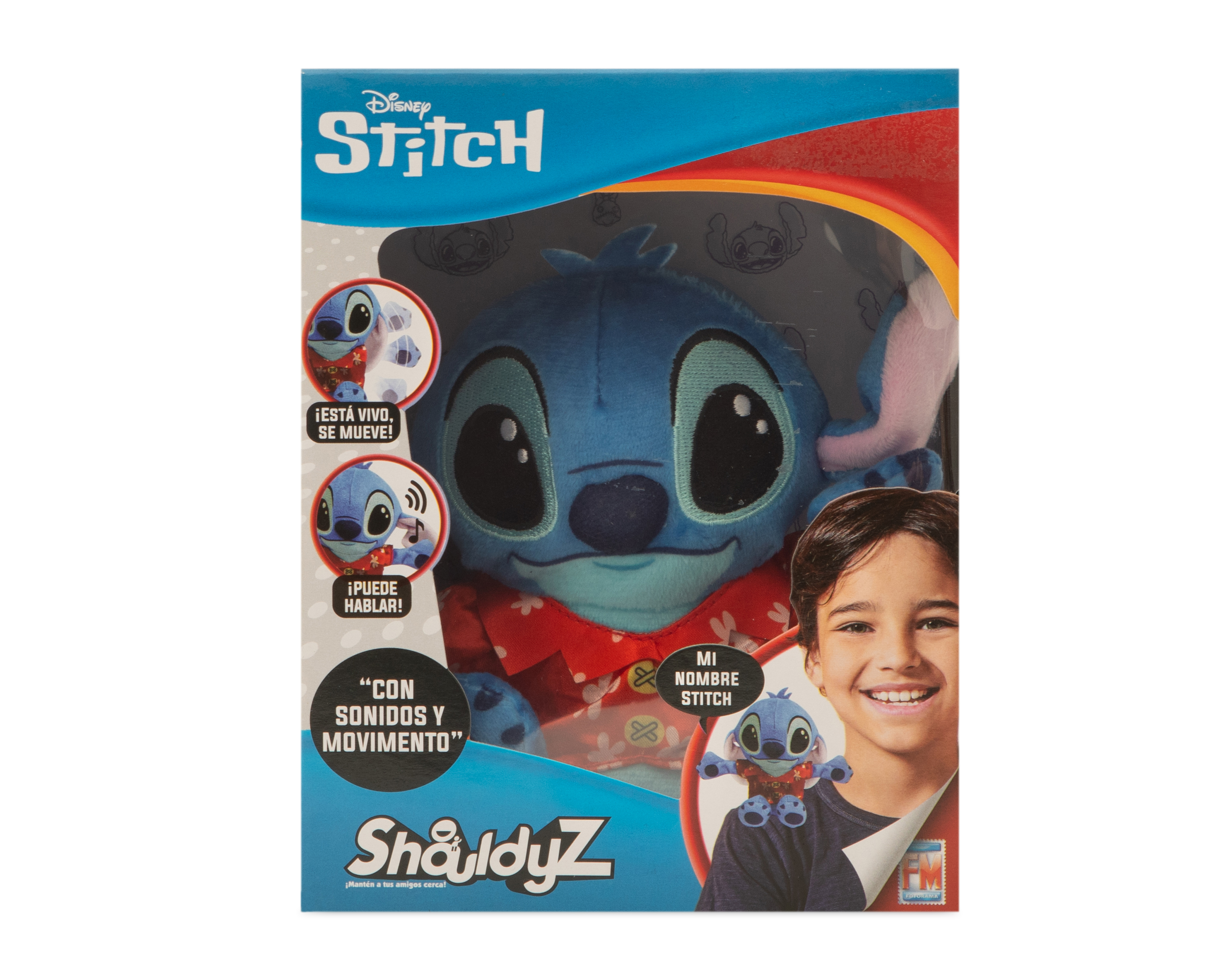 Foto 5 | Foto 5 | Peluche de Stitch Fotorama con Movimiento y Sonido