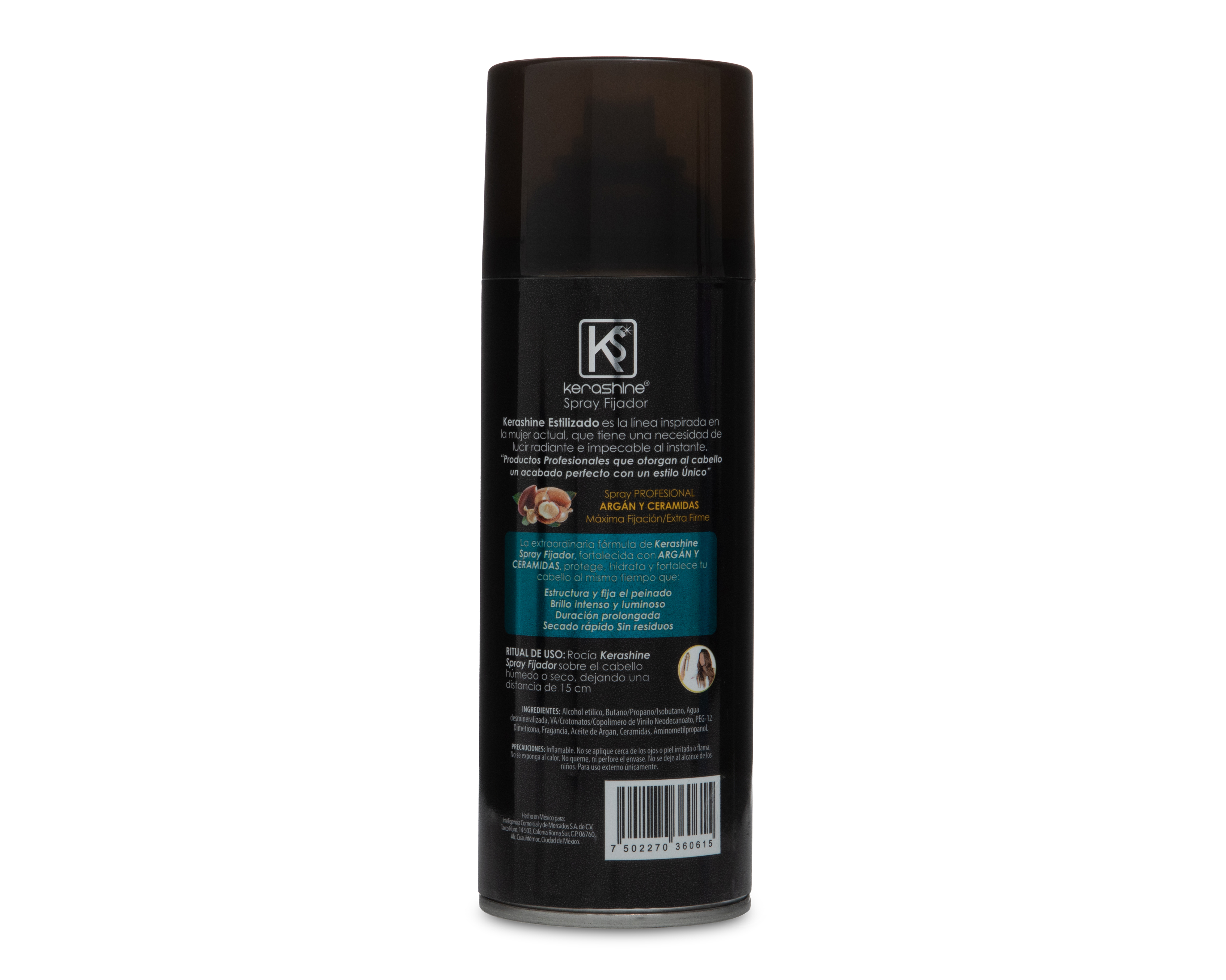 Foto 2 | Foto 2 | Spray Fijador Kerashine Argán y Ceramidas 320 ml