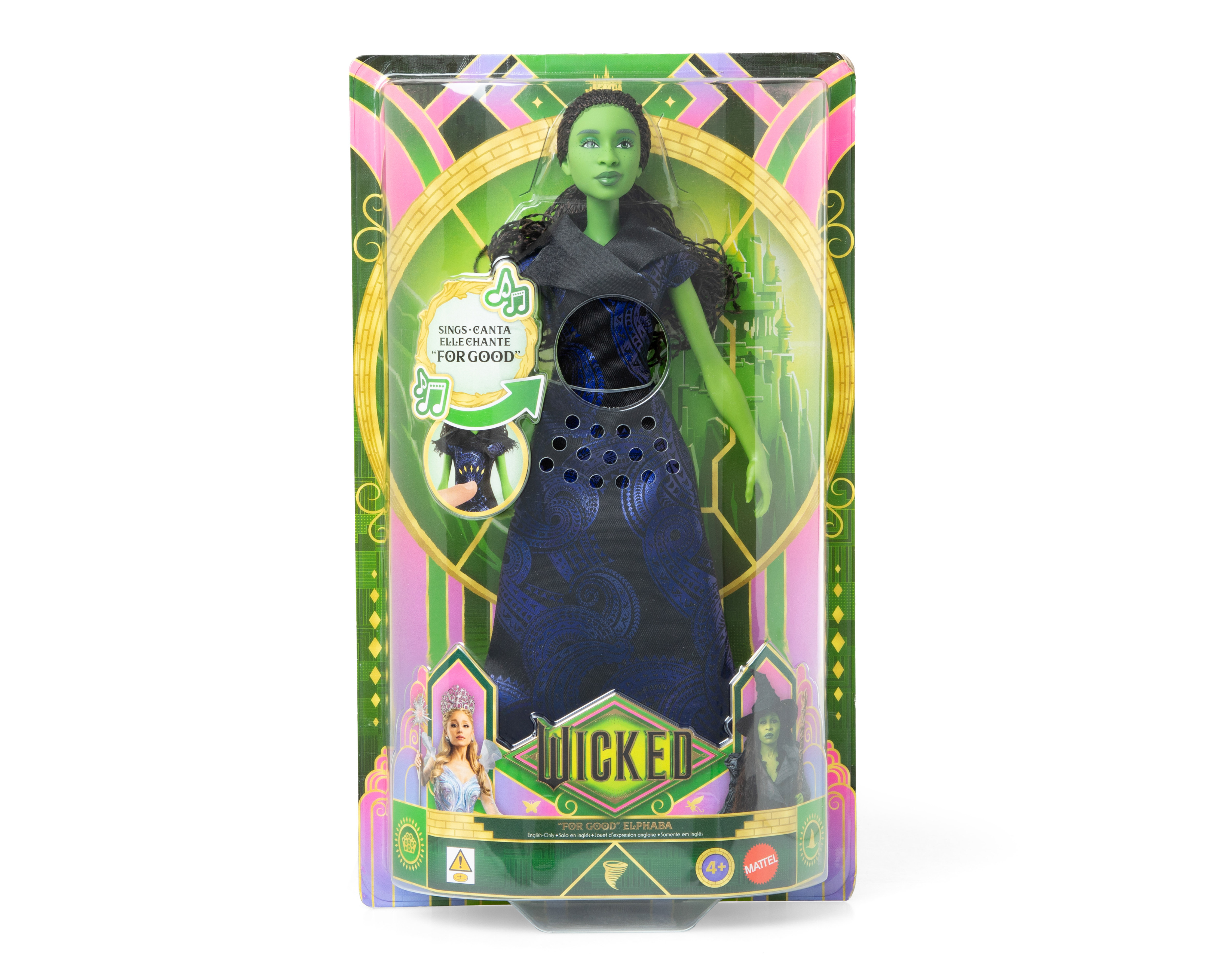 Foto 4 pulgar | Foto 3 | Muñeca Mattel Wicked Elphaba con Sonido