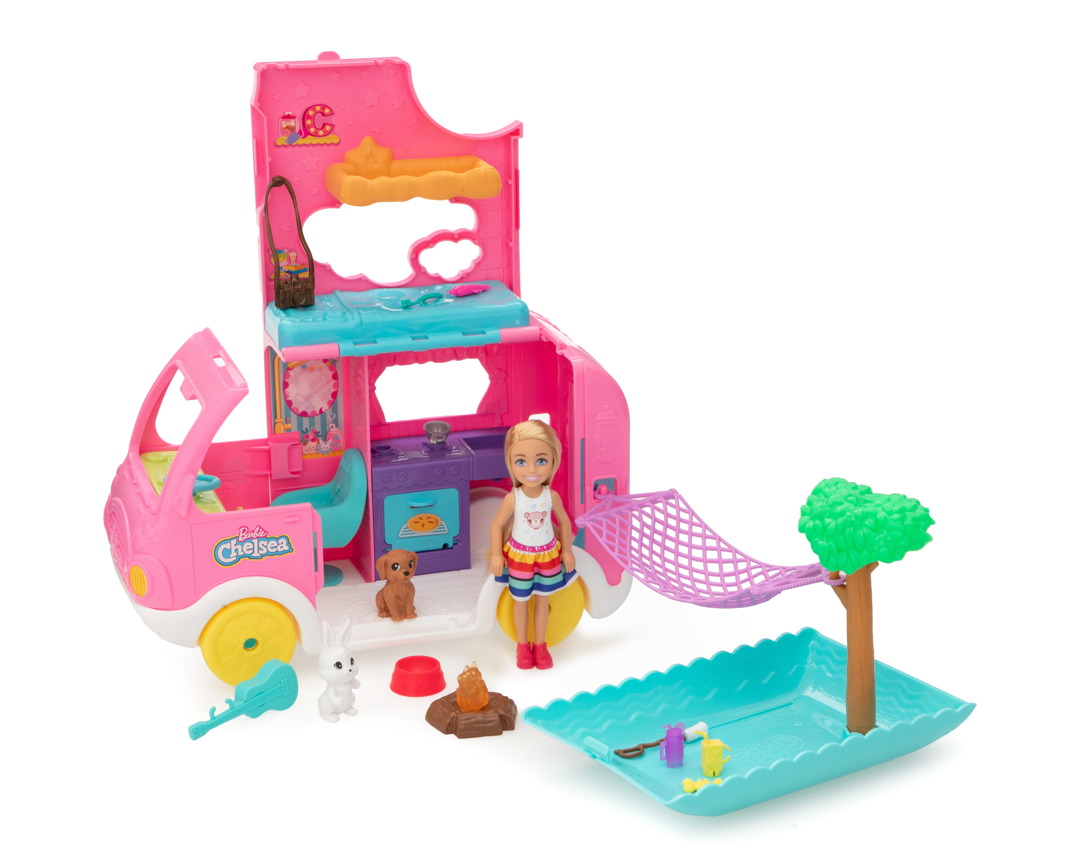 Juego Barbie Camper 2 en 1 Chelsea