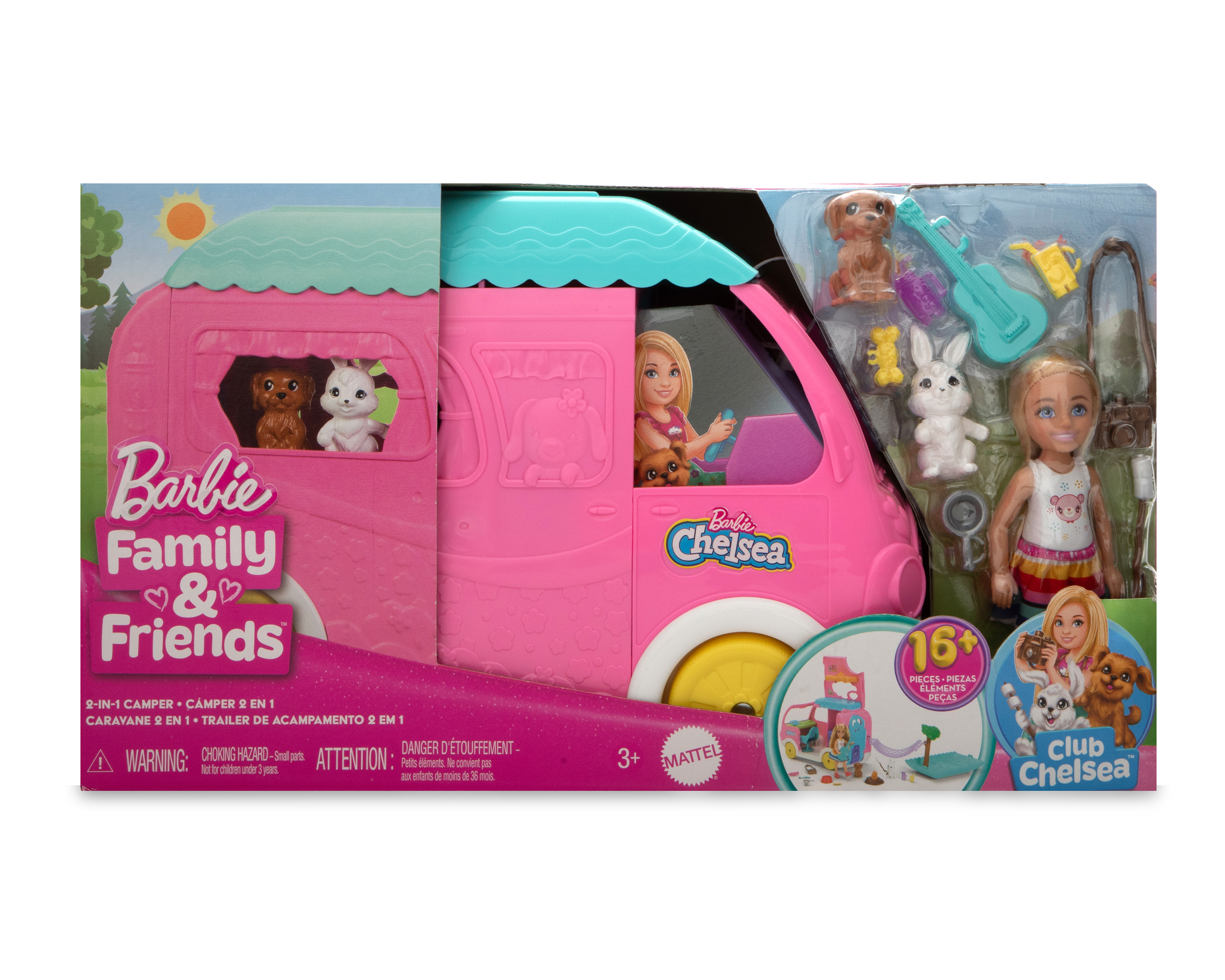 Foto 4 | Foto 4 | Juego Barbie Camper 2 en 1 Chelsea