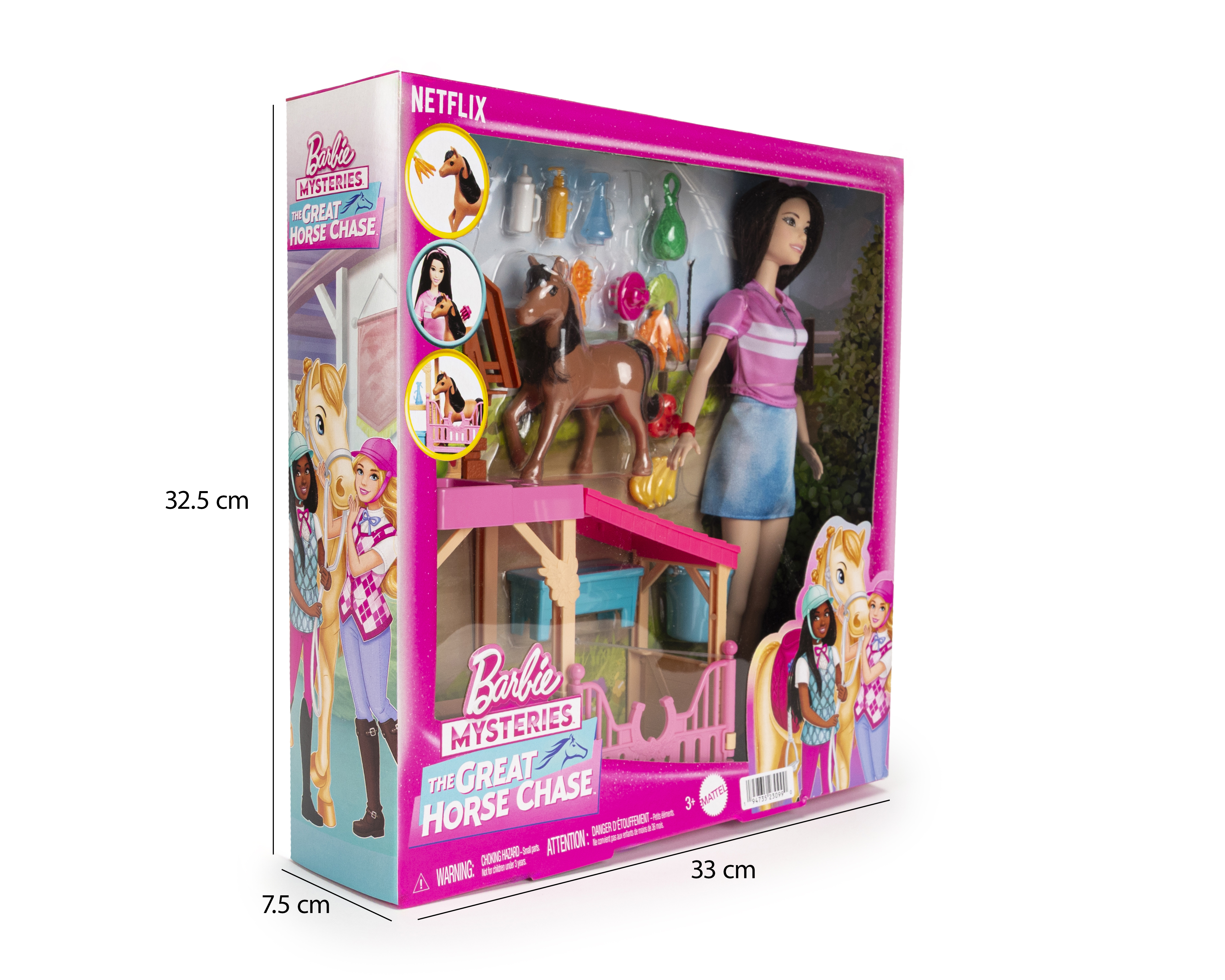 Foto 4 pulgar | Foto 3 | Muñeca Detective Barbie la Gran Carrera de Caballos