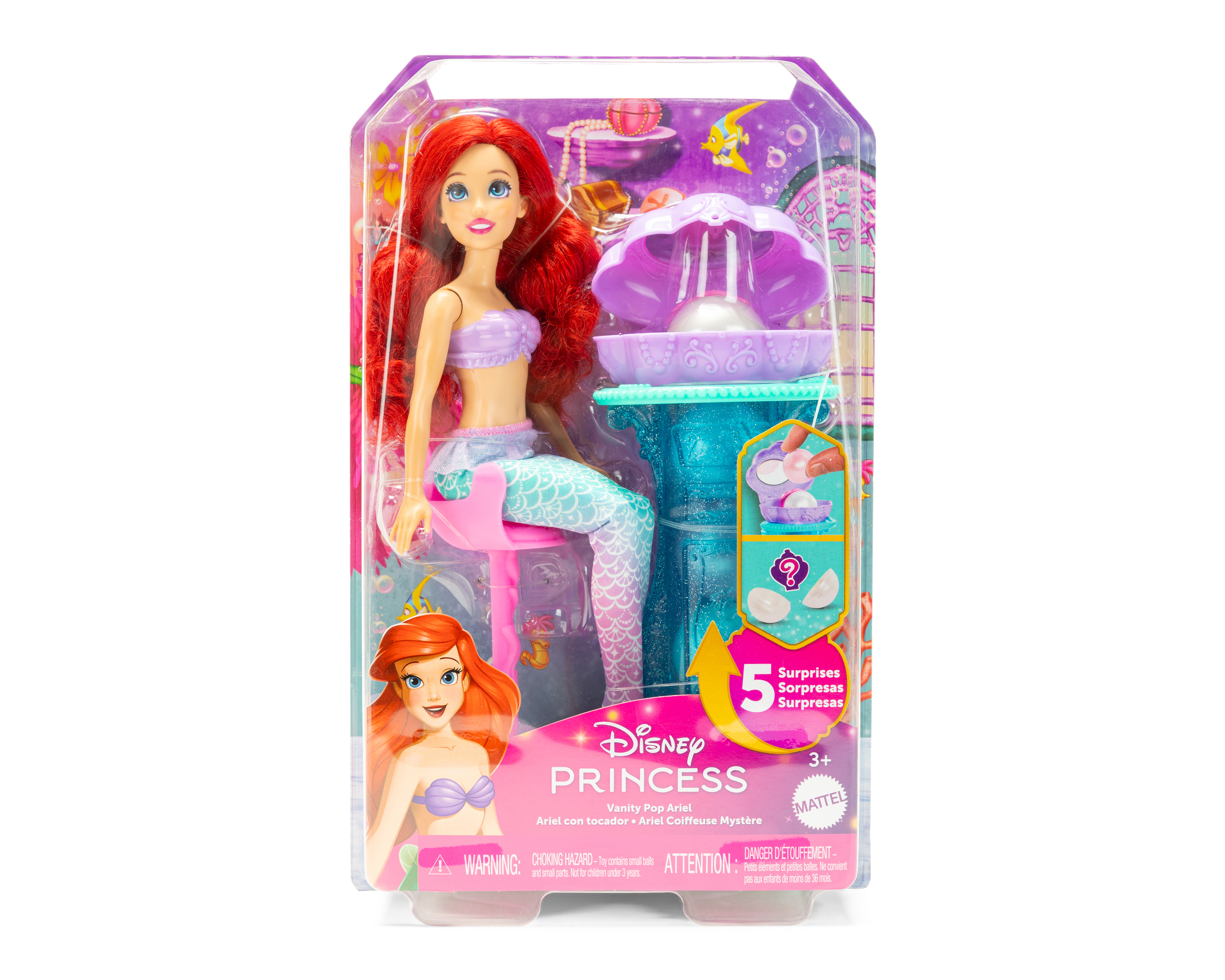 Foto 1 | Foto 1 | Muñeca Ariel Disney Princesas con Accesorios