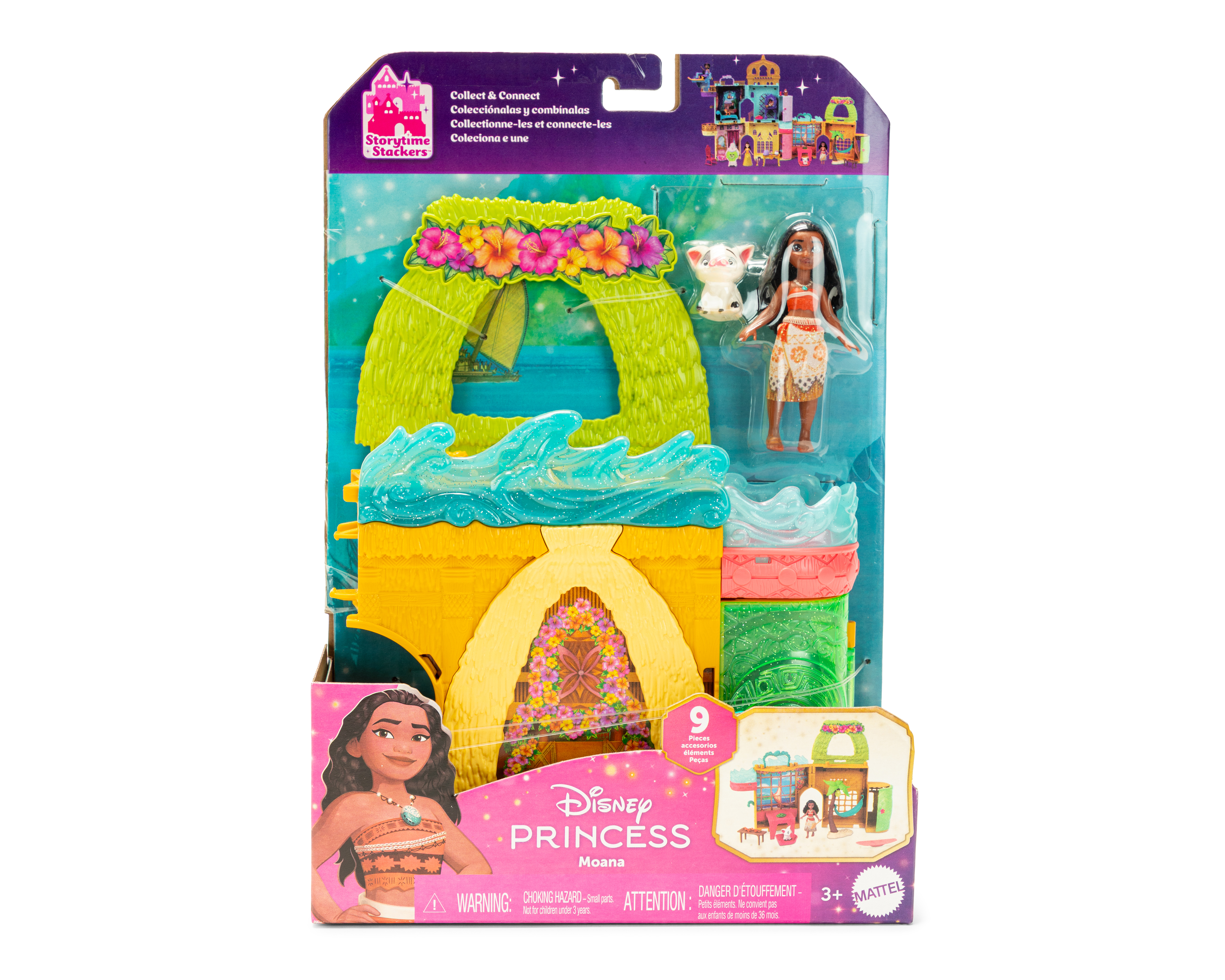 Foto 5 pulgar | Foto 4 | Casa de Muñecas Apilable Moana Disney Princesas con Accesorios