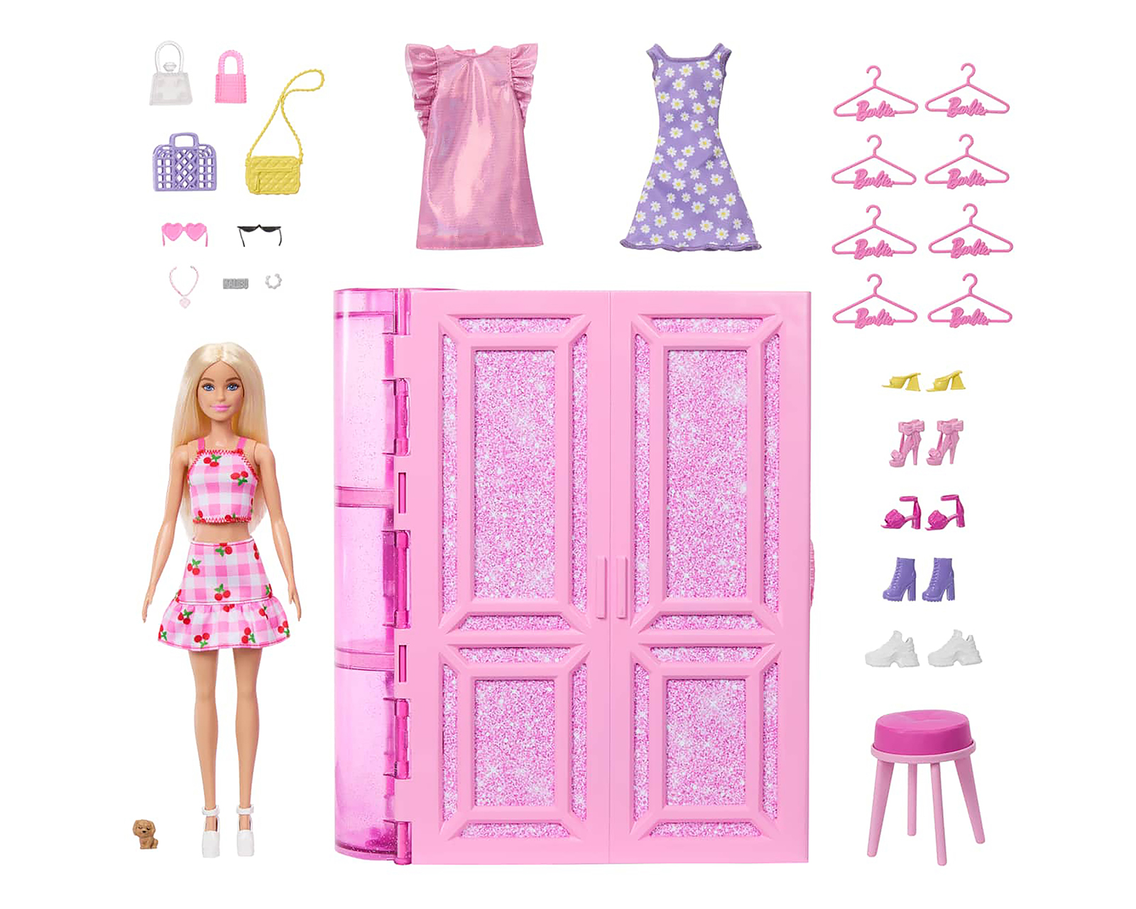 Foto 3 pulgar | Foto 2 | Clóset de Los Sueños Barbie con Muñeca y Accesorios