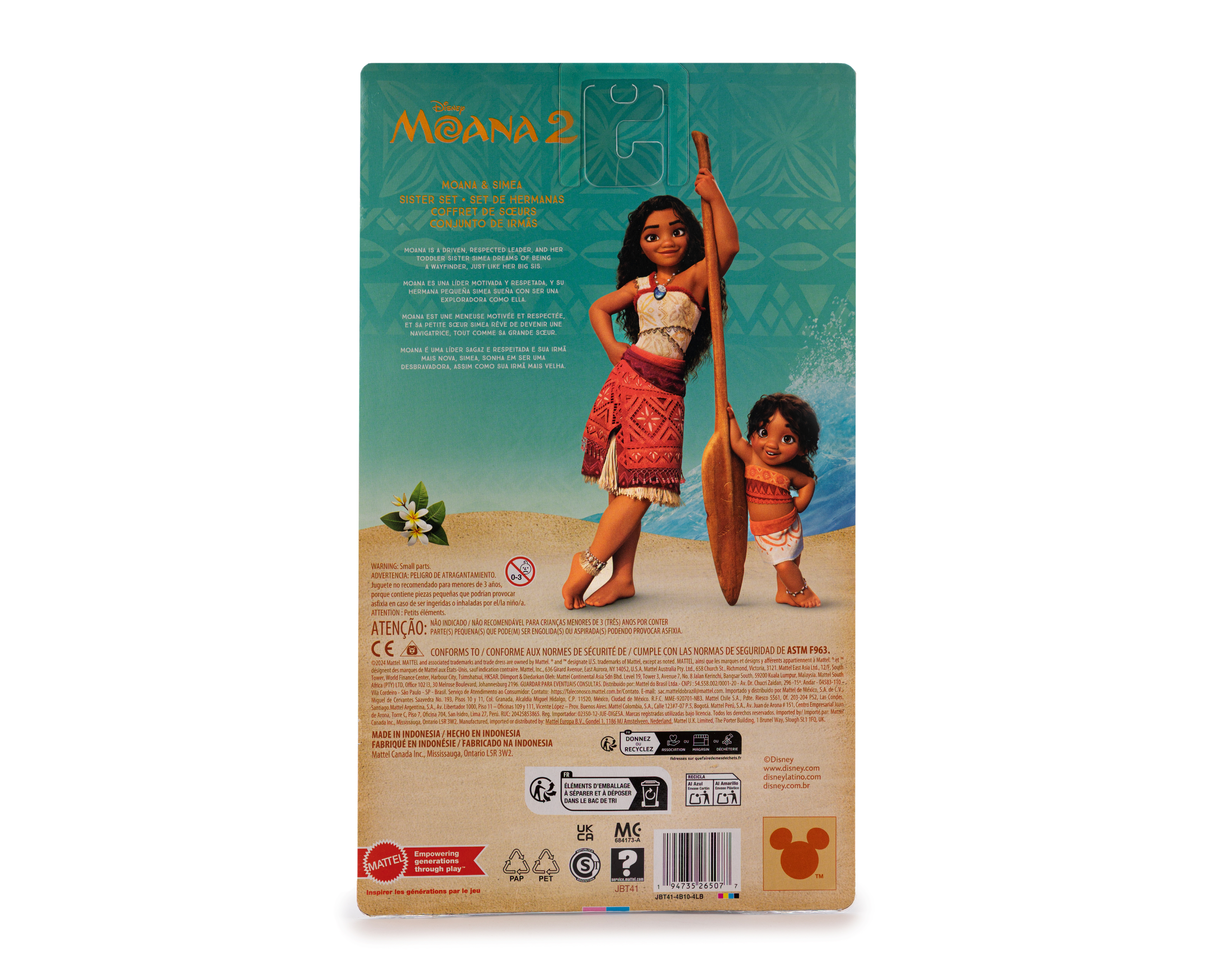 Foto 2 | Foto 2 | Muñeca Disney Set de Hermanas Moana y Simea