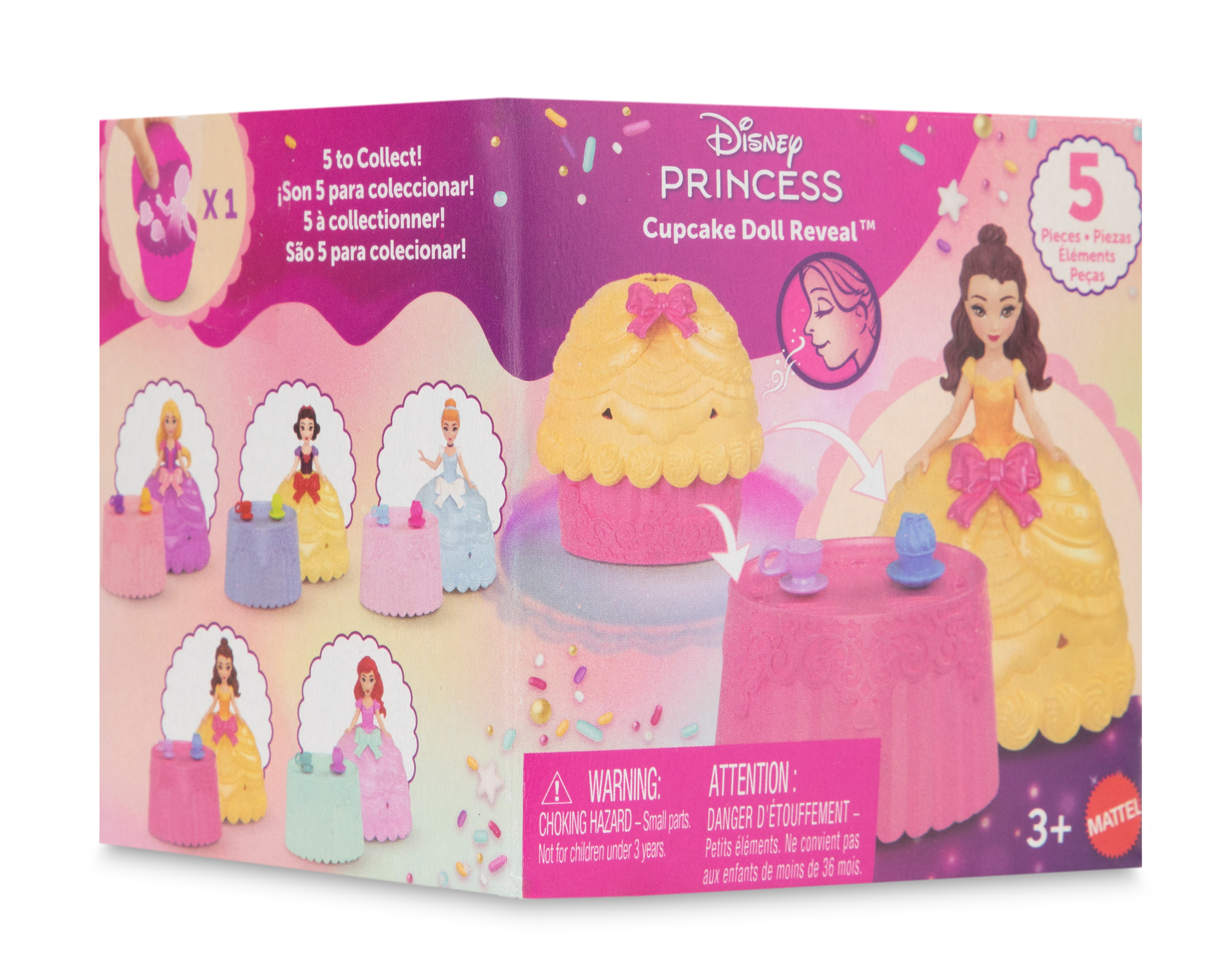 Foto 4 pulgar | Foto 3 | Muñeca Disney Cupcake Doll Reveal 1 Pieza al Azar