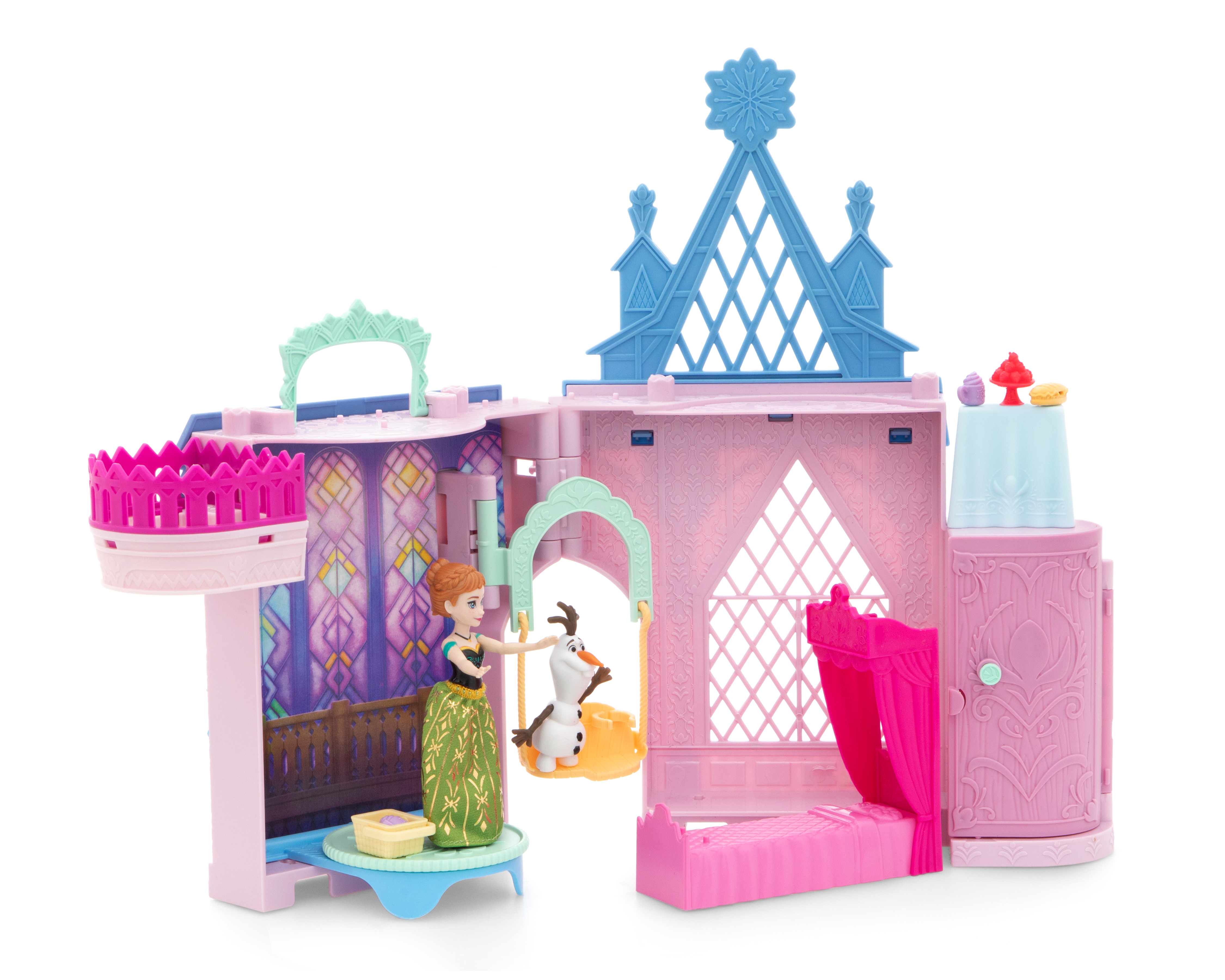 Casa de Muñecas Disney Frozen Castillo de Anna 10 Piezas